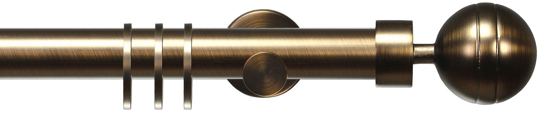 Liedeco Gardinenstange "CELKUGEL01SG1L" Ø 25 mm 1 läufig-läufig Fixmaß 1-lä günstig online kaufen