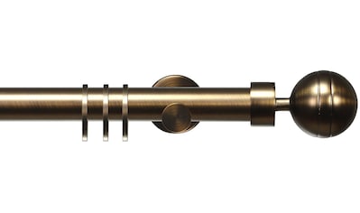 Gardinenstange »CELKUGEL01SG1L«, 1 läufig-läufig, Fixmaß, 1-läufig im Fixmaß Ø 25 mm