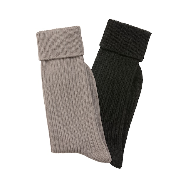 Black Friday Lavana Socken, (2 Paar), in modischem Rippstrick | BAUR