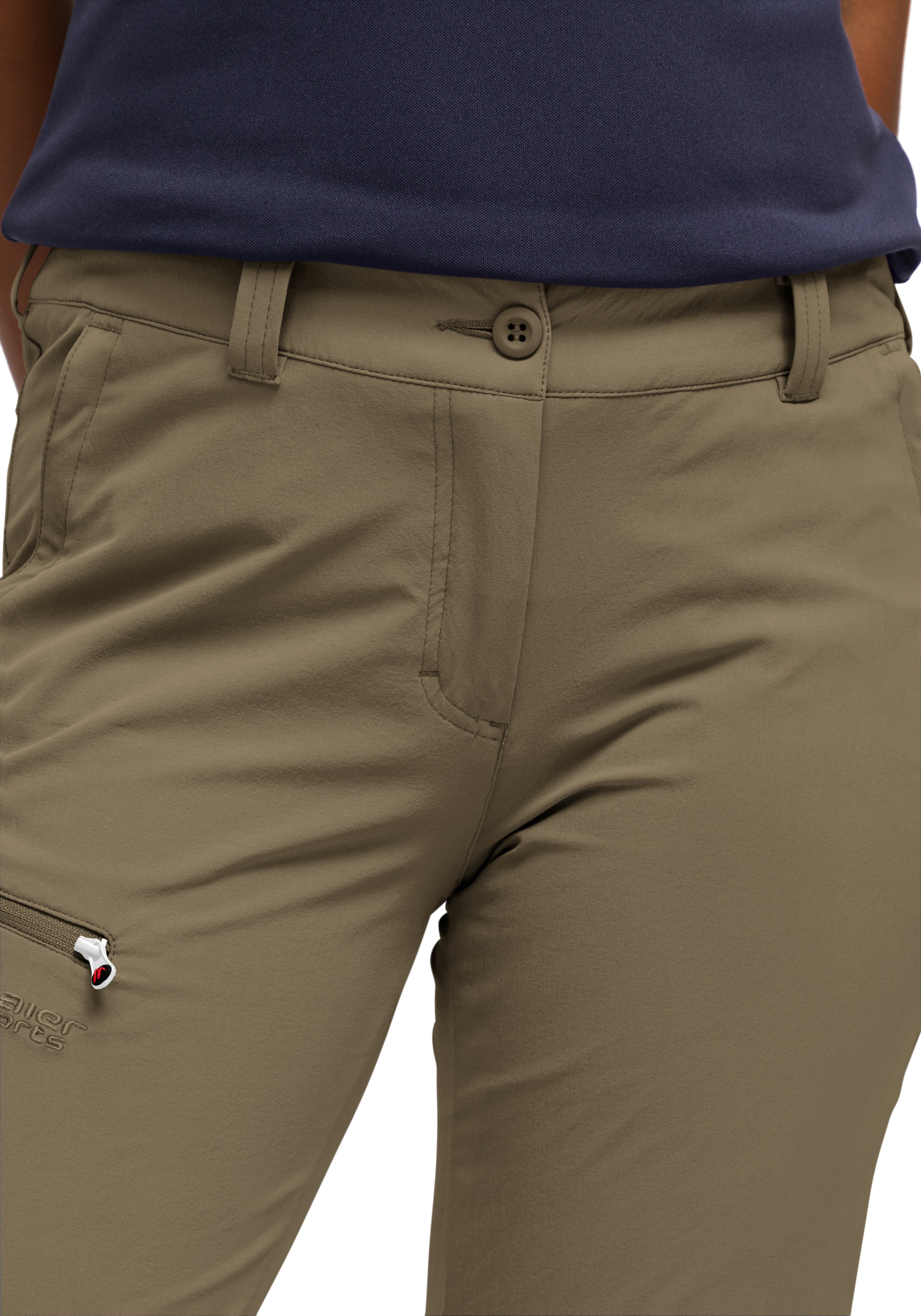Maier Sports Funktionshose »Inara slim«, Herren Wanderhose, atmungsaktive Outdoor-Hose, 4 Taschen, Slim Fit