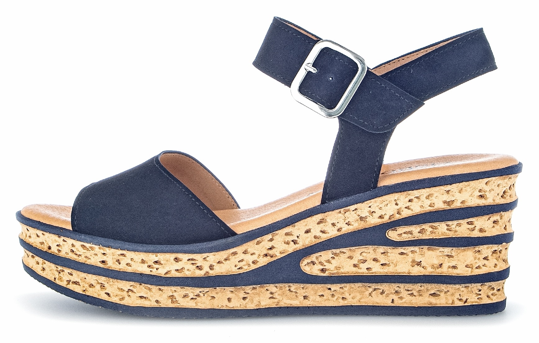 Gabor Keilsandalette, Sommerschuh, Sandale, Keilabsatz, mit auffällliger Ab günstig online kaufen