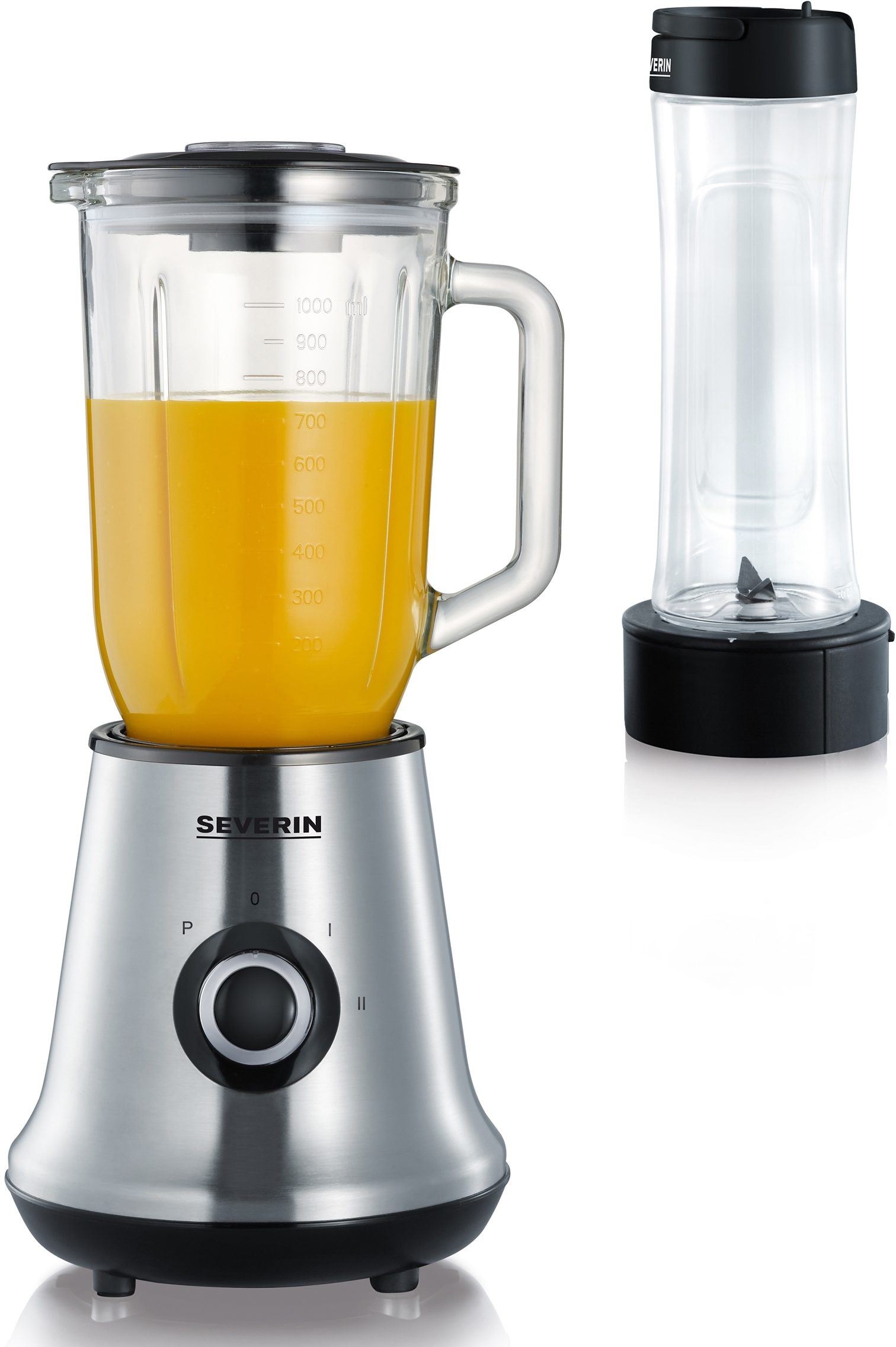 Severin Standmixer »Mix & Go SM 3737«, 500 W, 1 Liter, inkl. Smoothie-Maker und abnehmbaren Mixbehälter