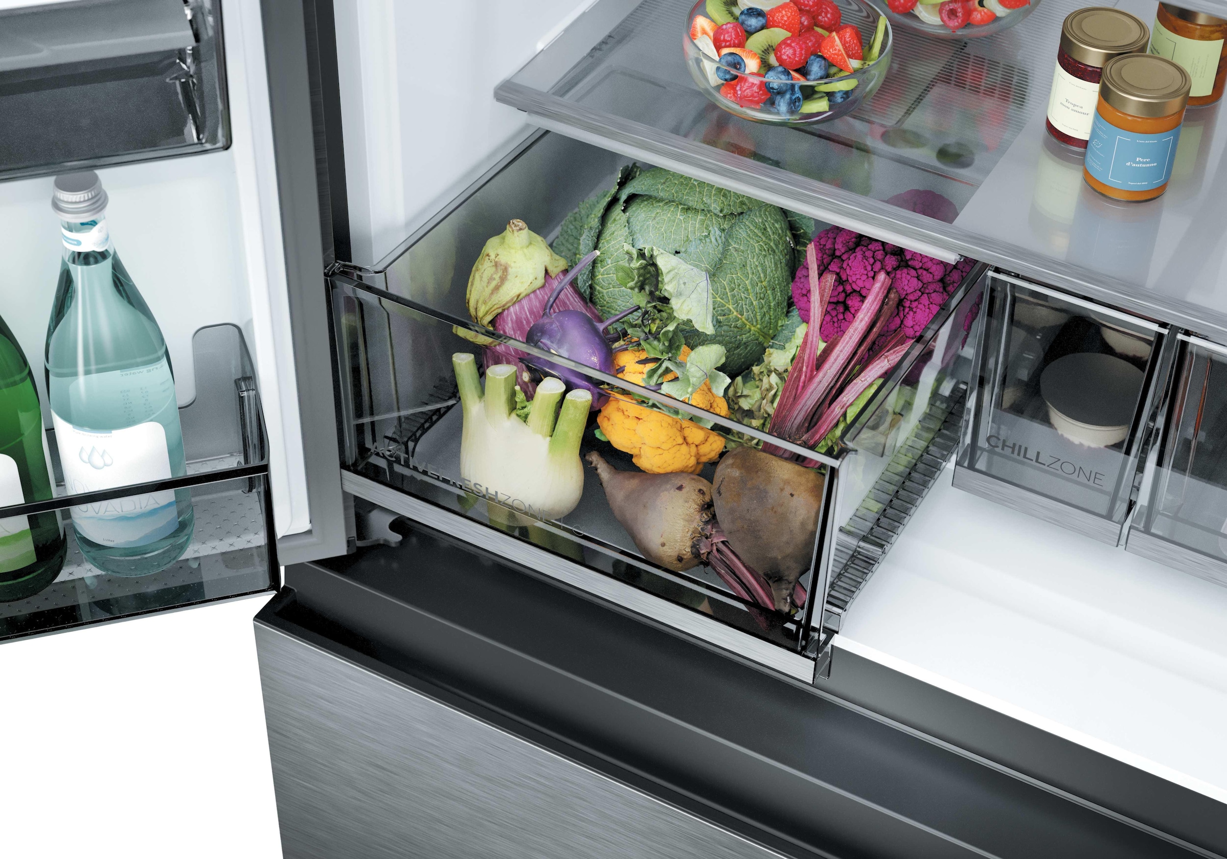 Haier Multi Door ERROR:#N/A »HFR59F18CWMM« 182,5 cm hoch 90,5 cm breit Wasserdispenser mit Tank