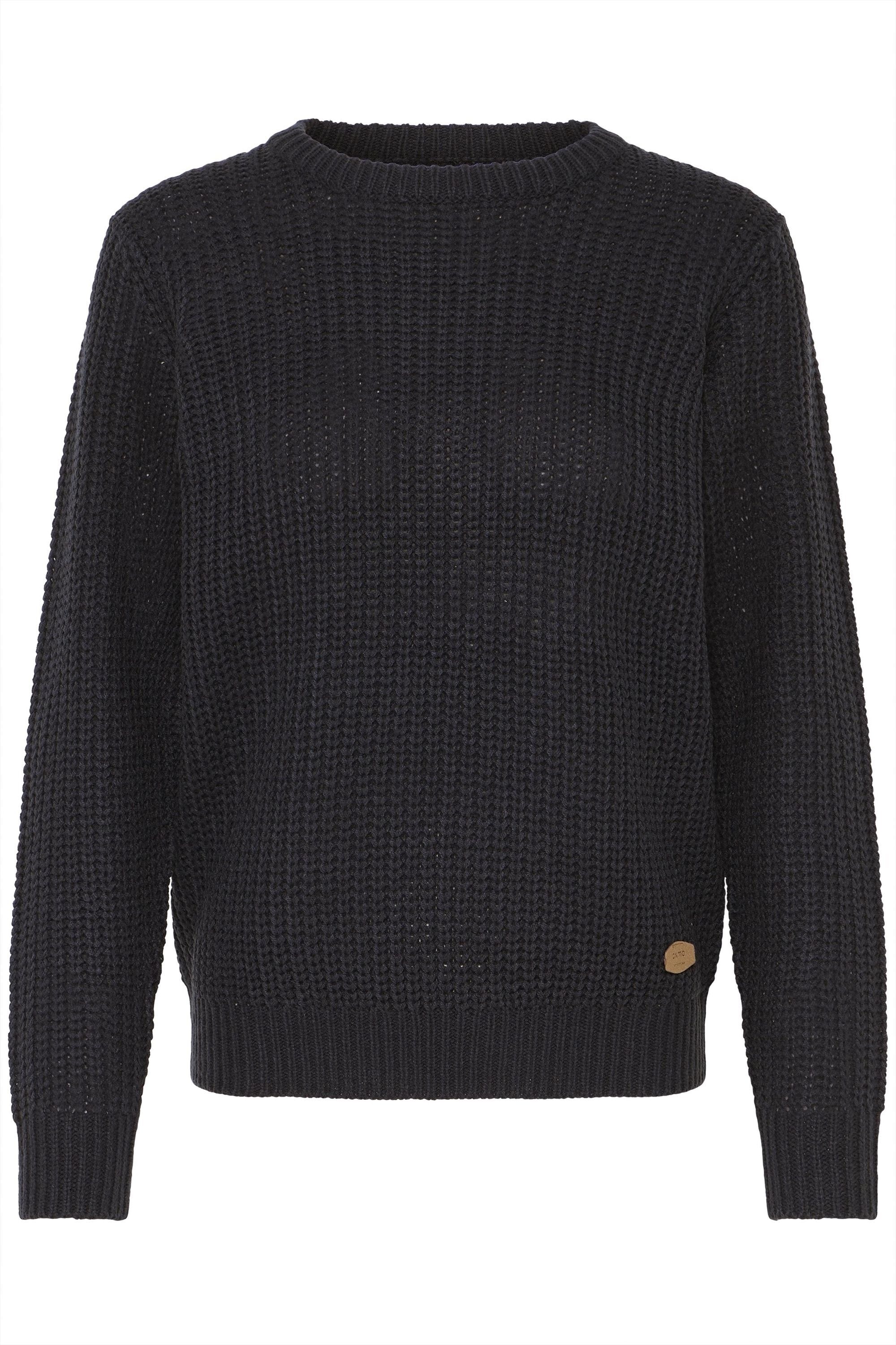 OXMO Strickfleece-Pullover "Strickpullover OXEdna"