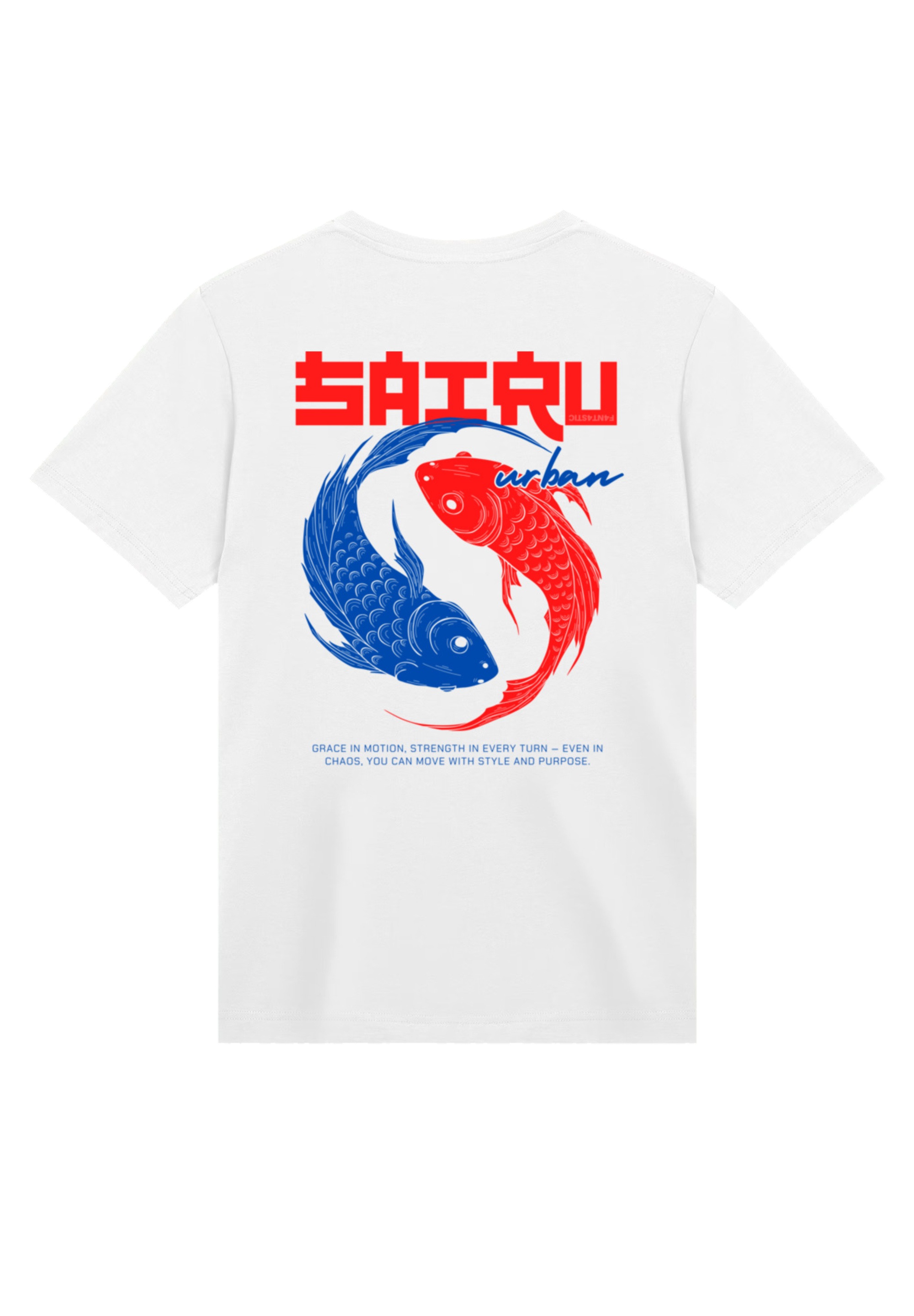 F4NT4STIC T-Shirt »Koi Fish Japan Streetstyle«, Japan Streetwear Styles