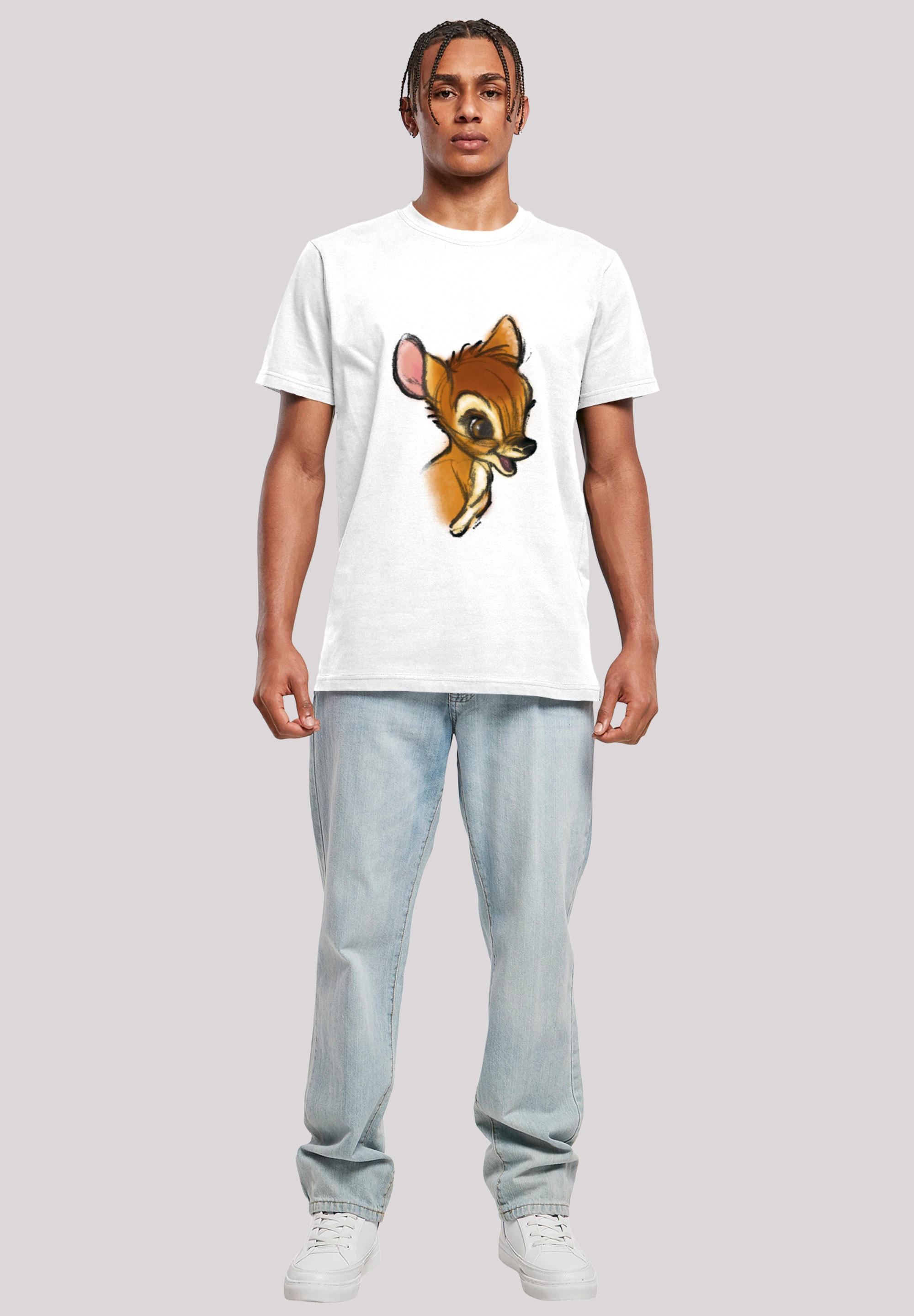 F4NT4STIC T-Shirt »Disney Bambi | Merch,Regular-Fit,Basic,Bedruckt für ▷ Herren,Premium Zeichnung«, BAUR