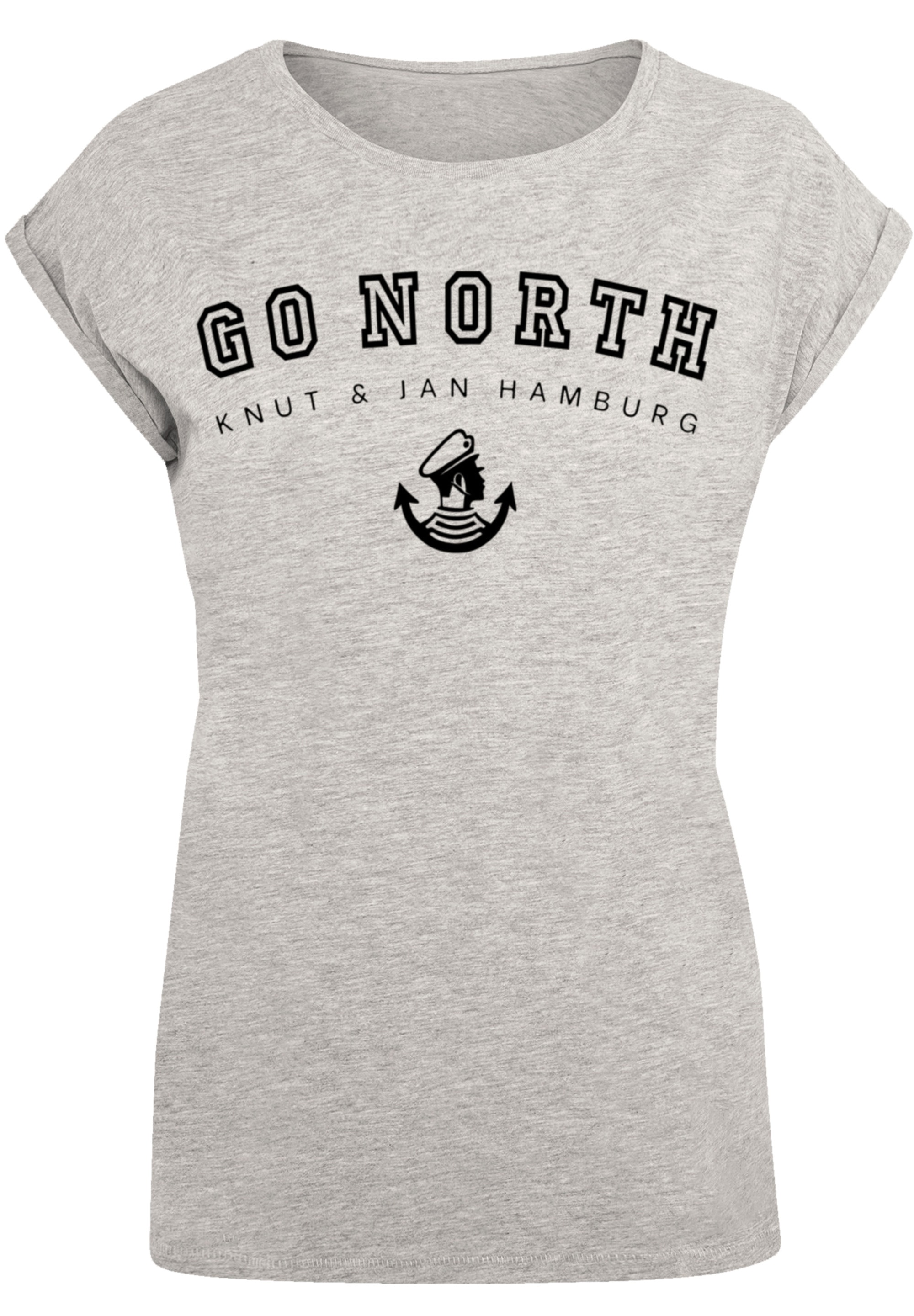 F4NT4STIC T-Shirt "PLUS SIZE Go North", Print günstig online kaufen