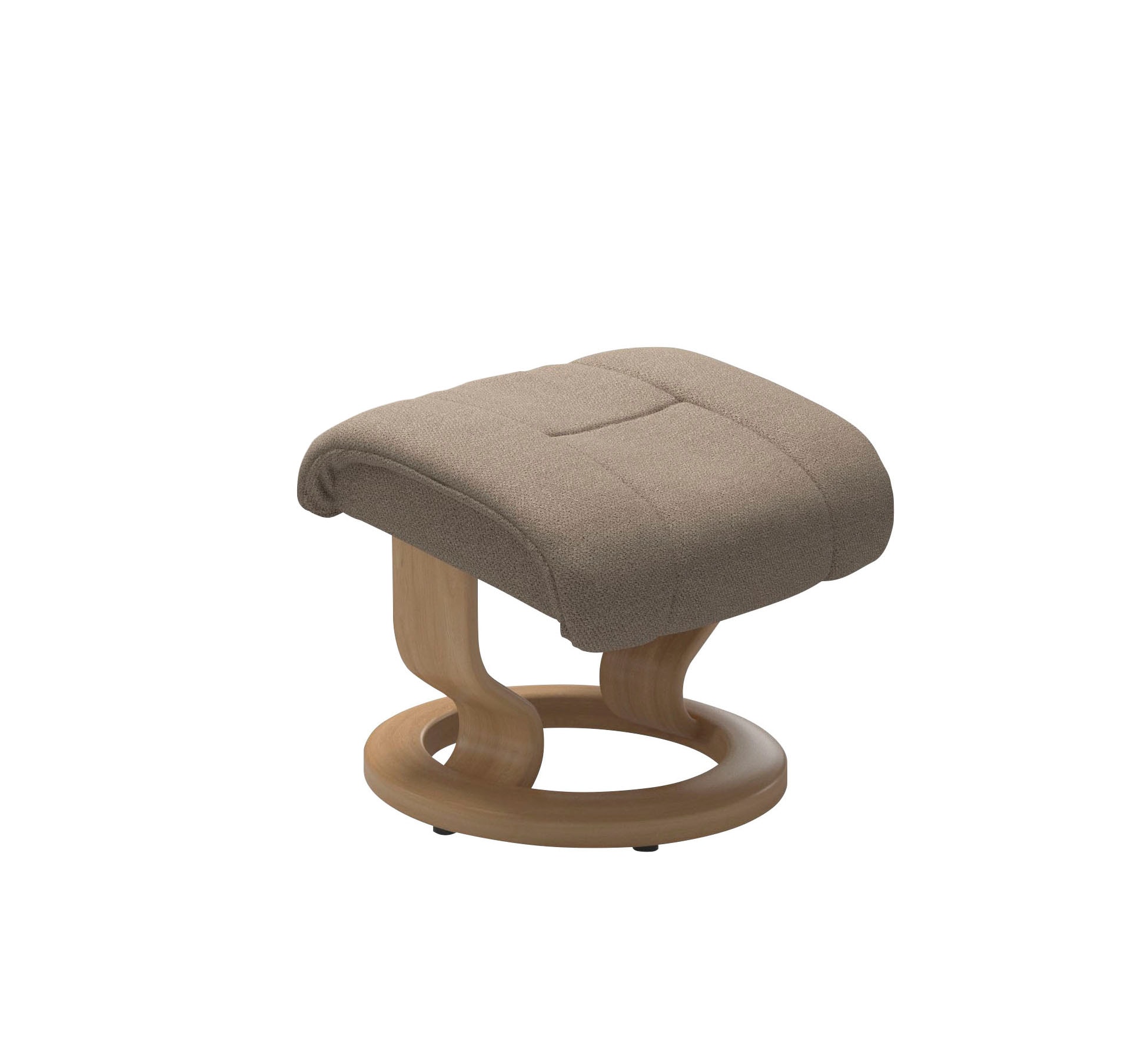 Stressless® Relaxsessel »Reno«, (Set, Relaxsessel mit Hocker), mit Hocker, mit Classic Base, Größe S, M & L, Gestell Eiche