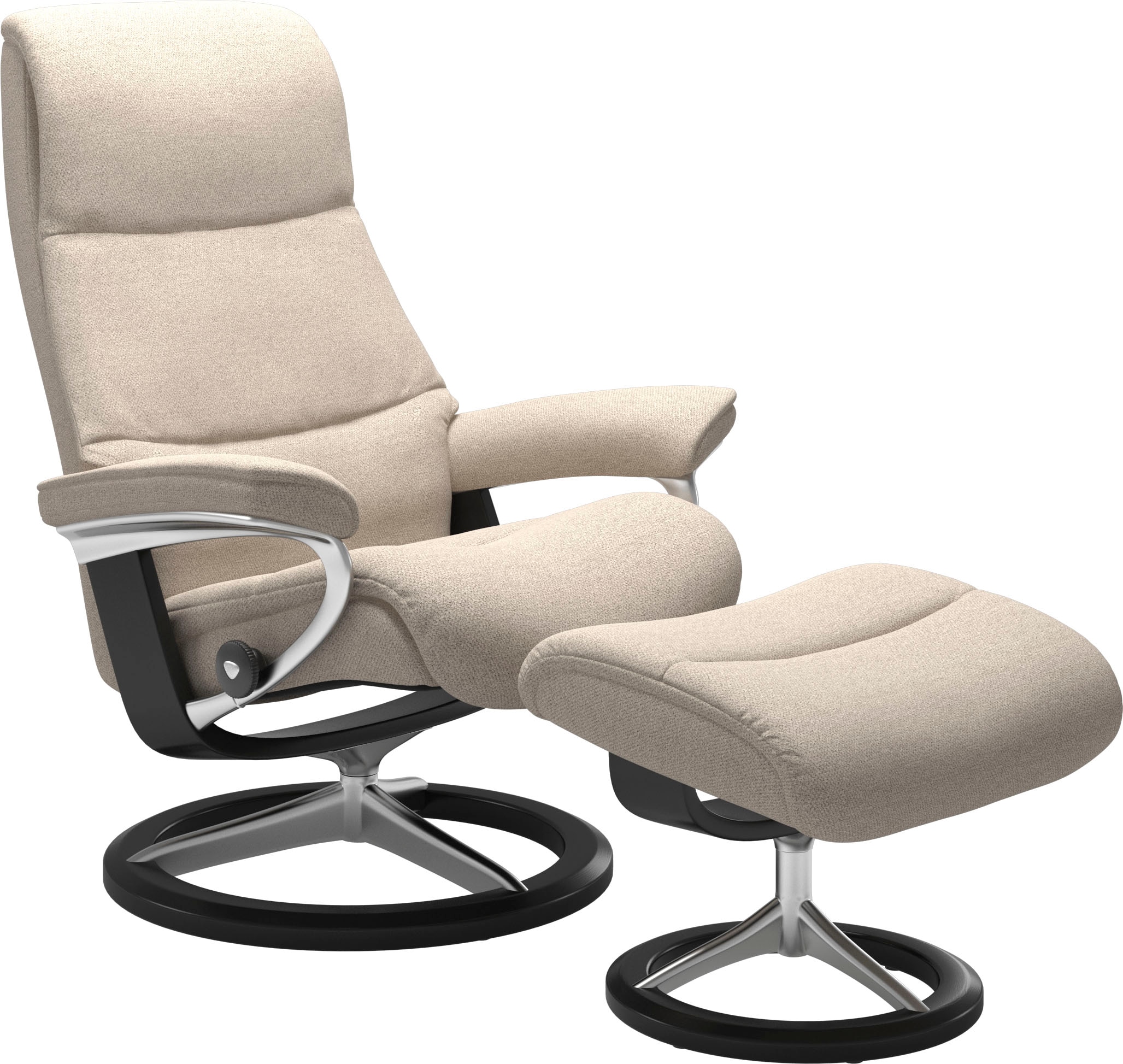 Stressless Fußhocker "View", mit Signature Base,Gestell Schwarz