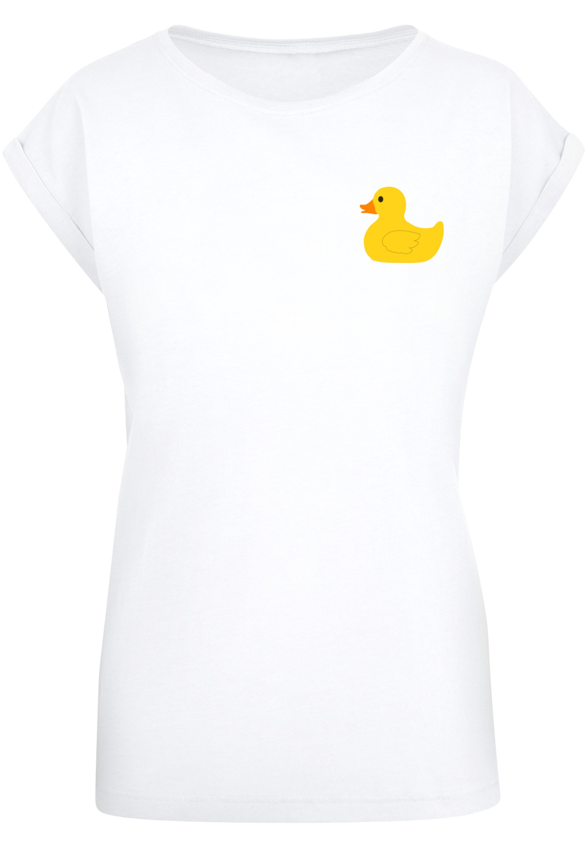 F4NT4STIC T-Shirt »Yellow Rubber Duck SHORT SLEEVE«, Print