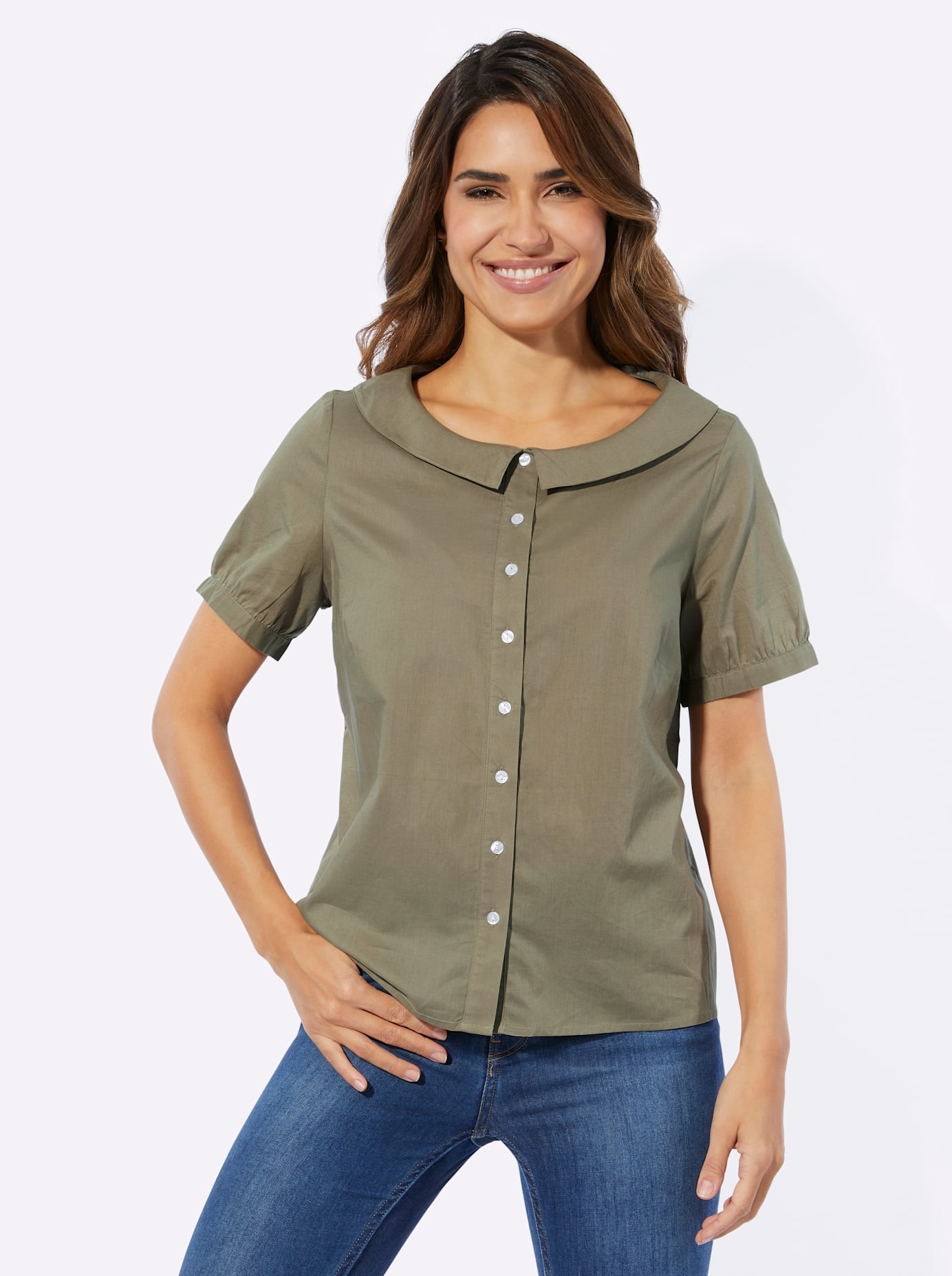 Classic Basics Kurzarmbluse