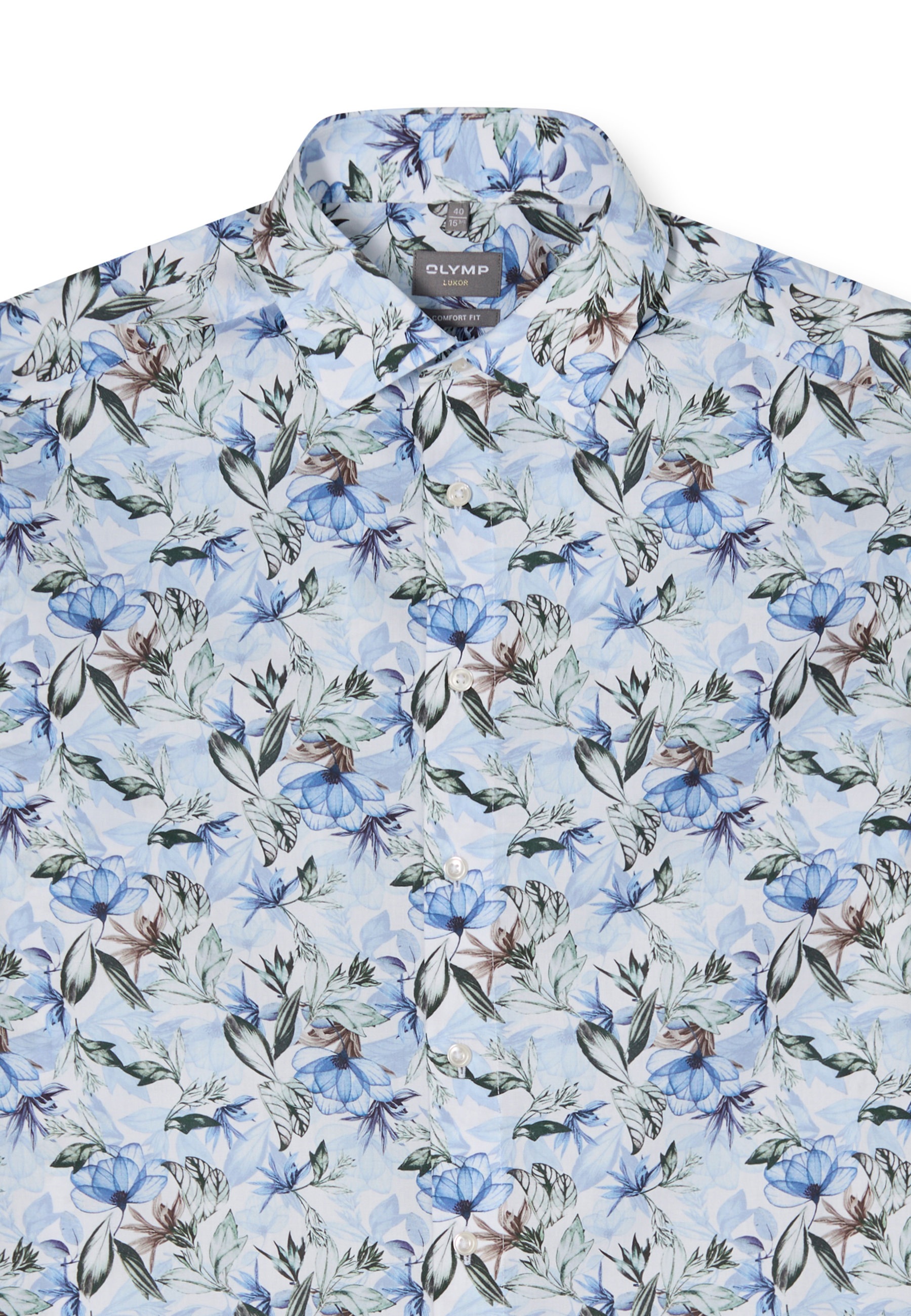 OLYMP Luxor Men's Business Shirt Blue 45 10