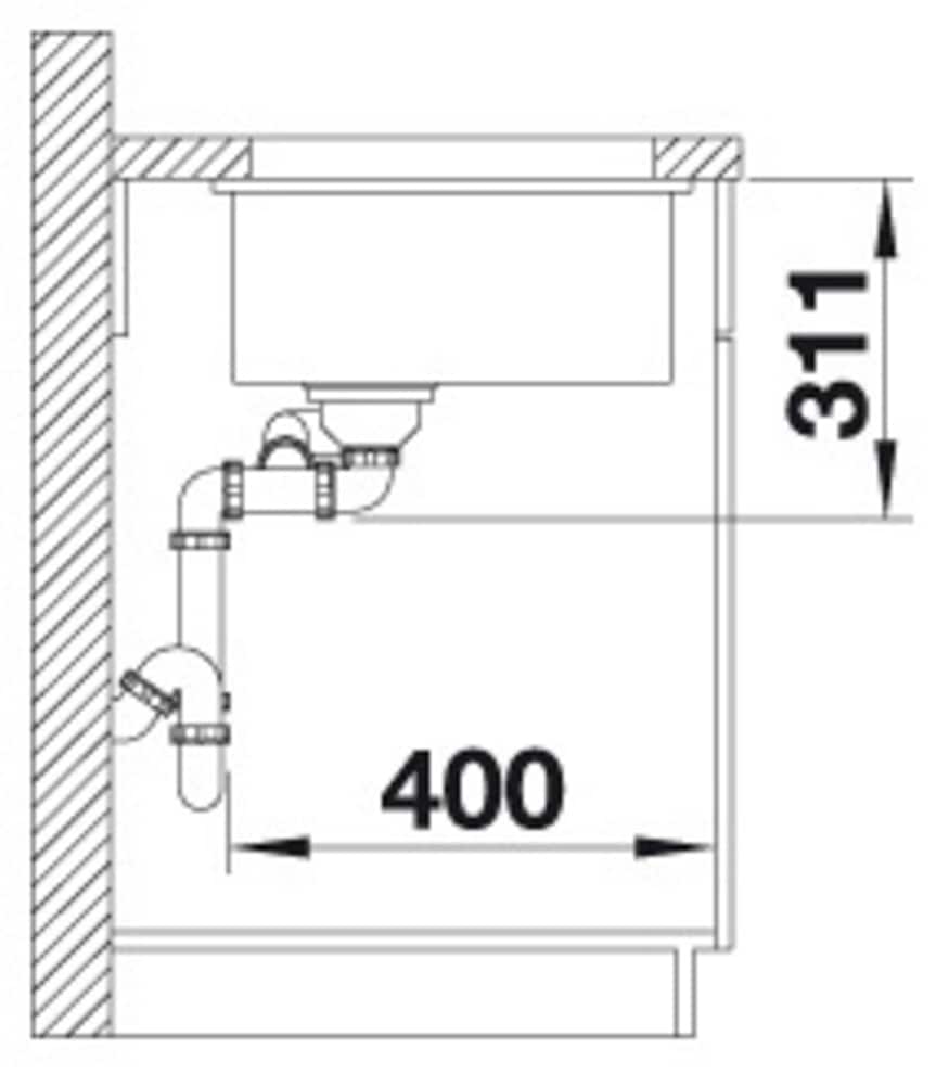 Blanco Küchenspüle »SUBLINE 350/150-U« 1 Stk. tlg. erhältlich in mehreren Farben