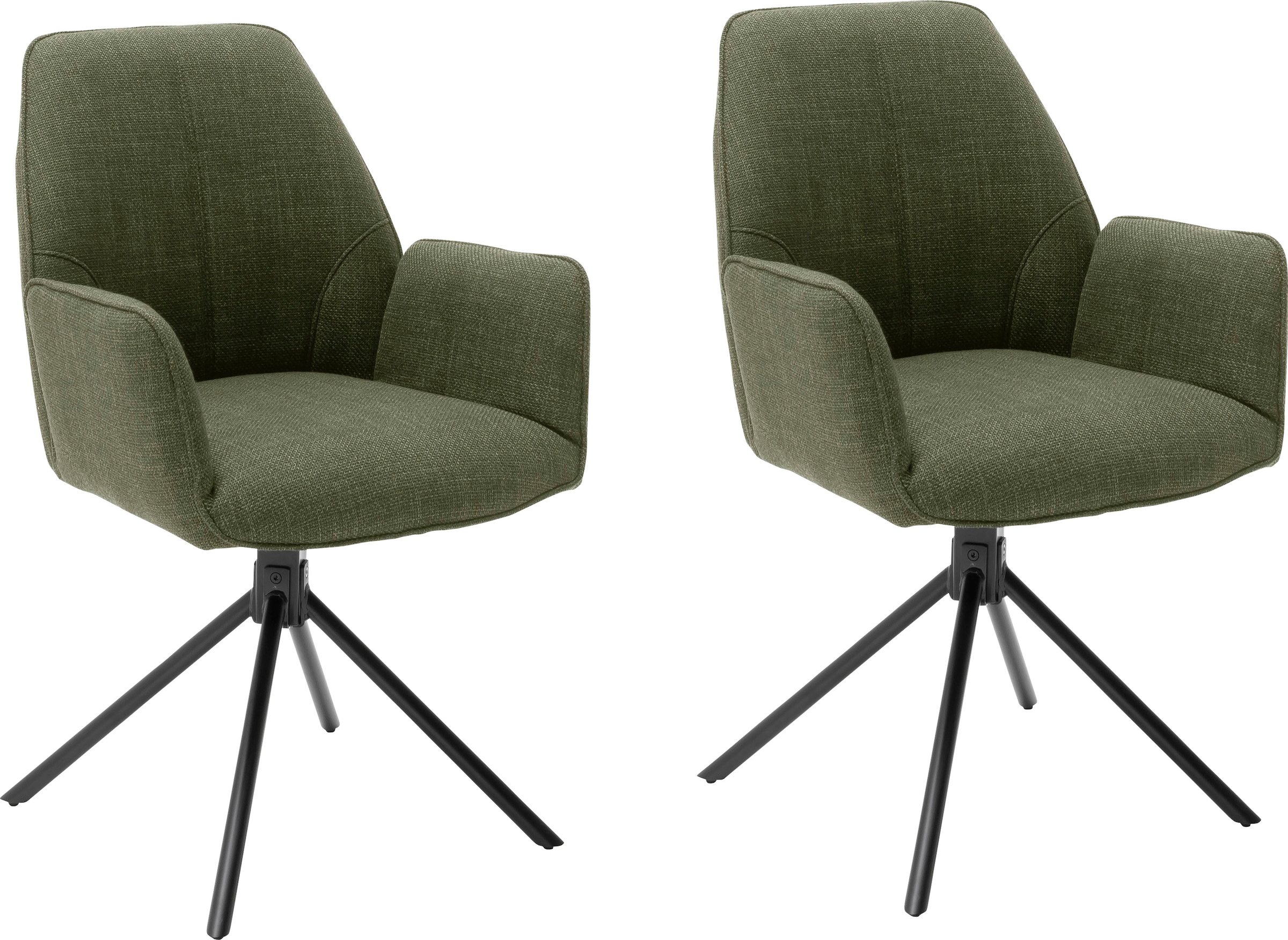 MCA furniture 2er-Set, belastbar kaufen Stuhl (Set), 2 bis St., | 120 180°drehabr kg Nivellierung, »Pemba«, 4-Fußstuhl mit BAUR