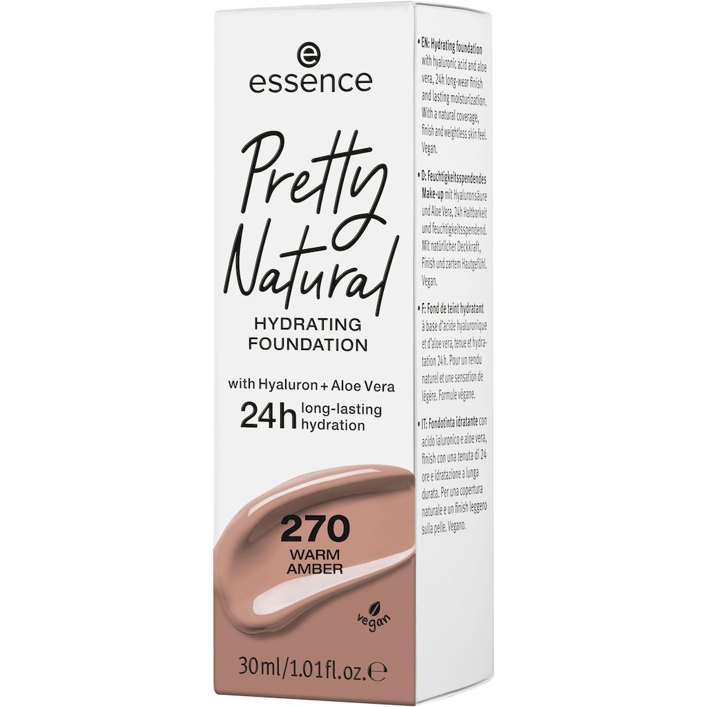 Essence Foundation »Pretty Natural HYDRATING«, (Set, 3 tlg.)