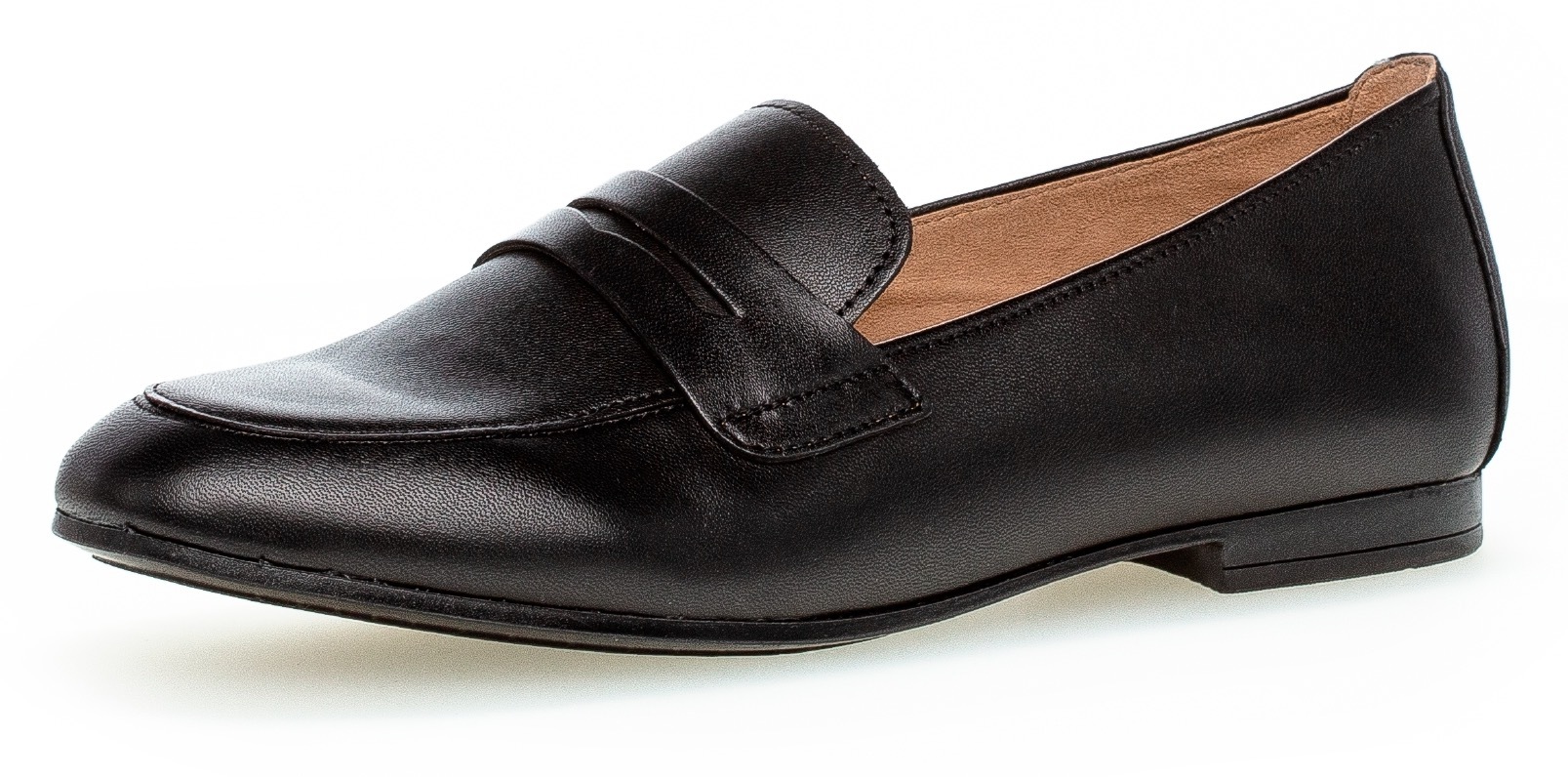 Gabor Loafer, Slipper, Business Schuh mit Zierriegel und Blockabsatz