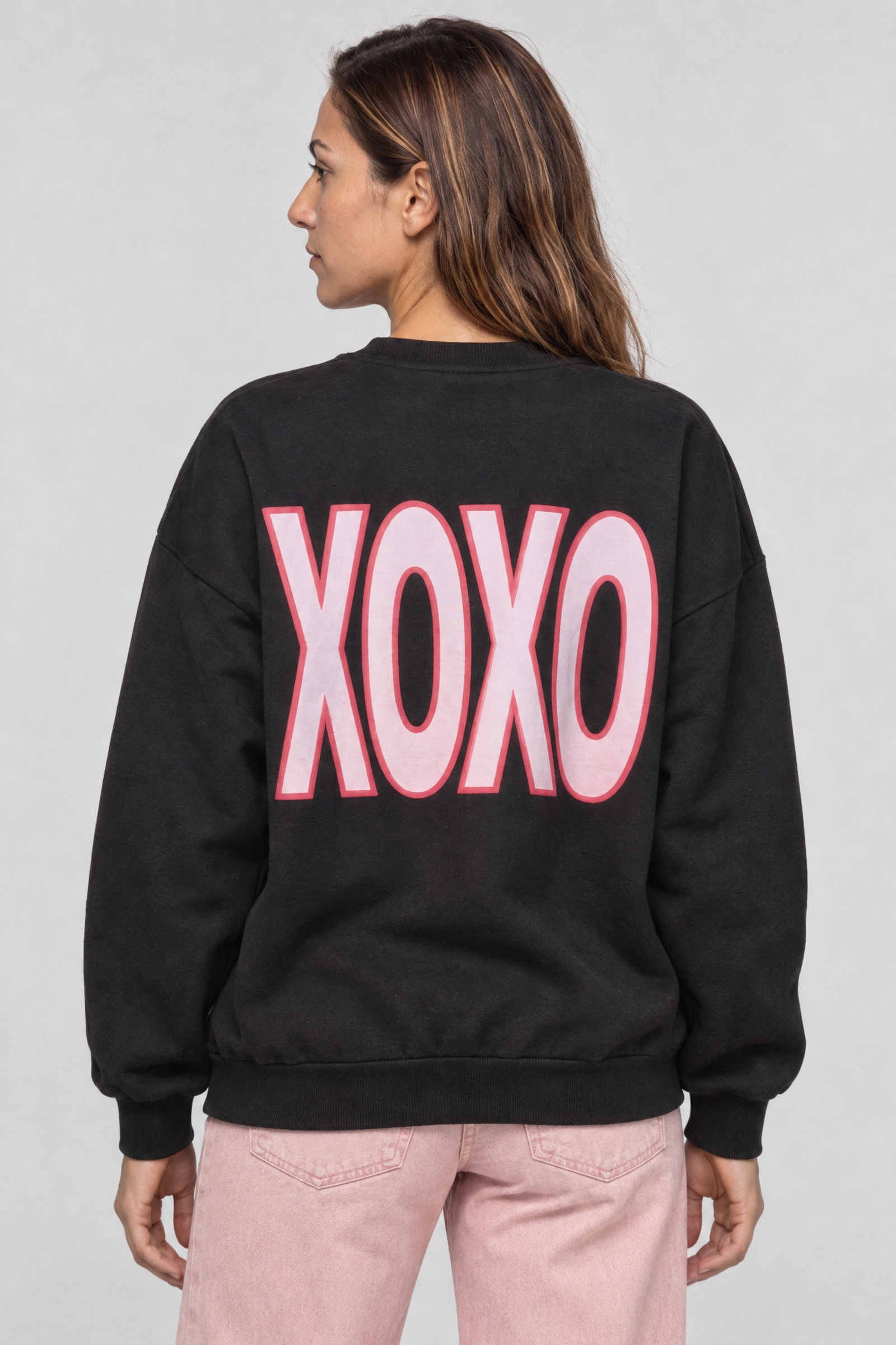 Alife & Kickin Sweatshirt , Überschnittene Schultern, Rippbündchen, sechs Schriftmotive
