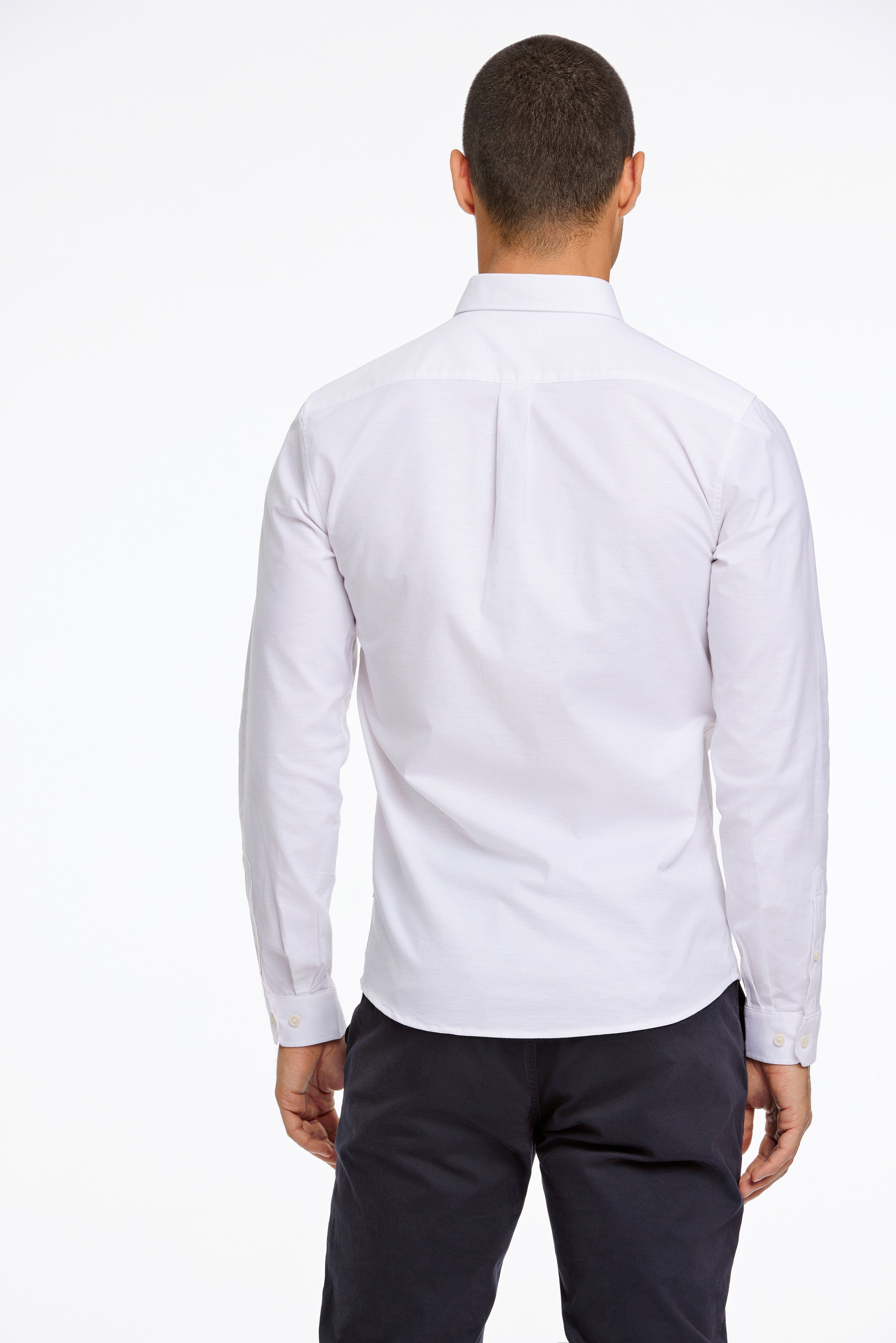 LINDBERGH Langarmhemd, mit Button-Down-Kragen günstig online kaufen