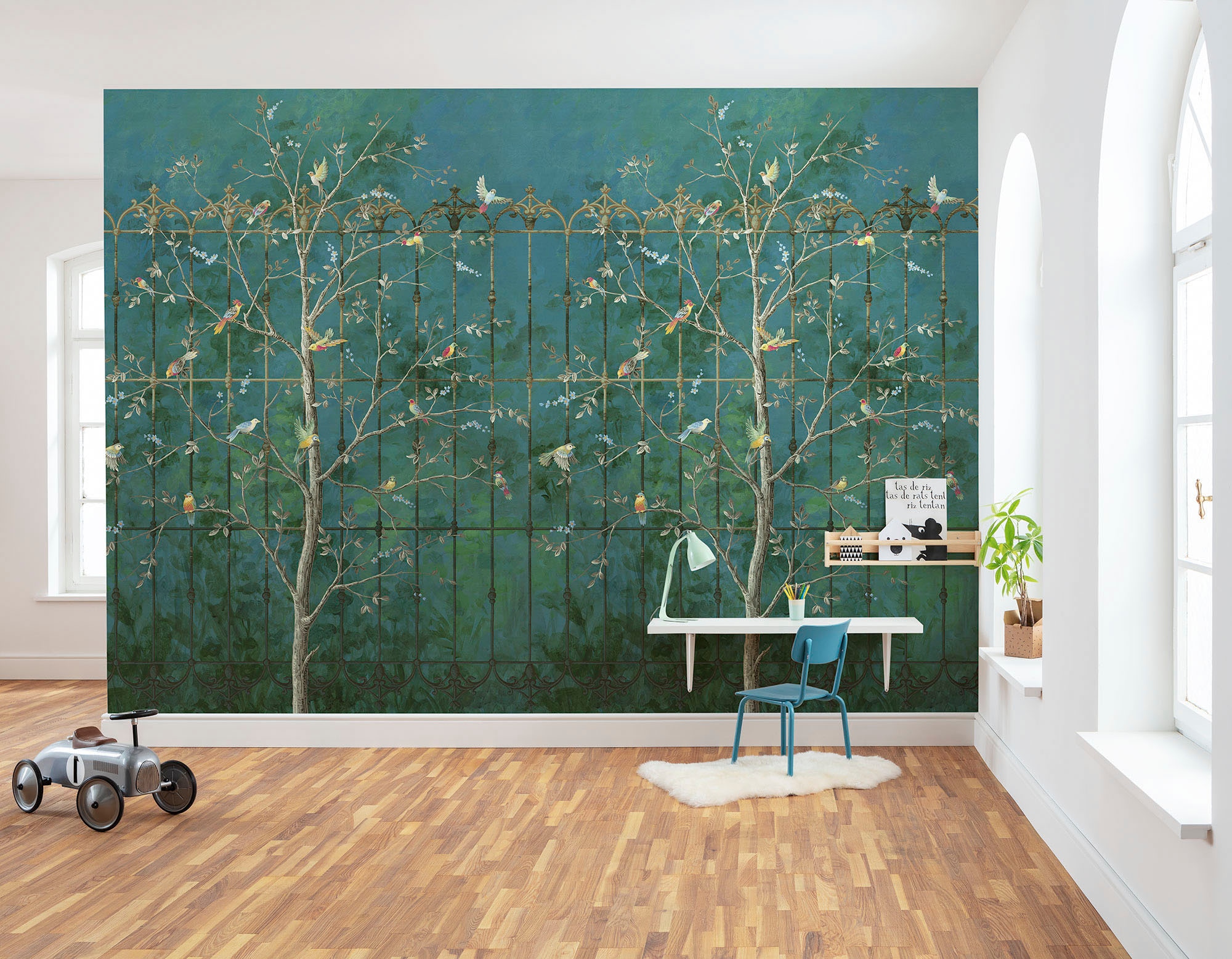 Komar Fototapete "Digitaldruck Vlies - Park Avenue - Größe 400 x 250 cm" bedruckt glatt Wohnzimmer, Schlafzimmer