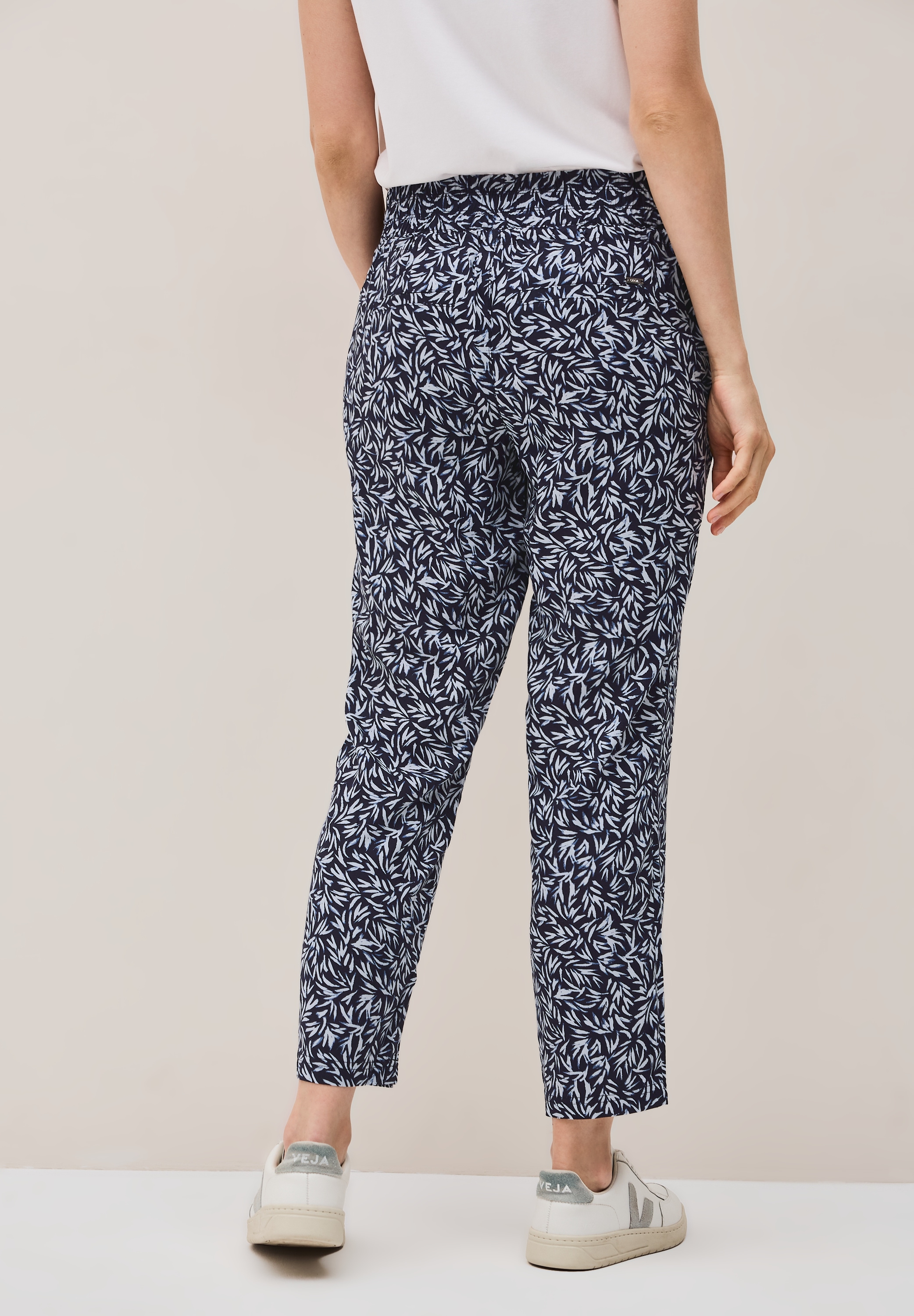 Cecil Stoffhose »CHELSEA«, mit floralem Allover-Print