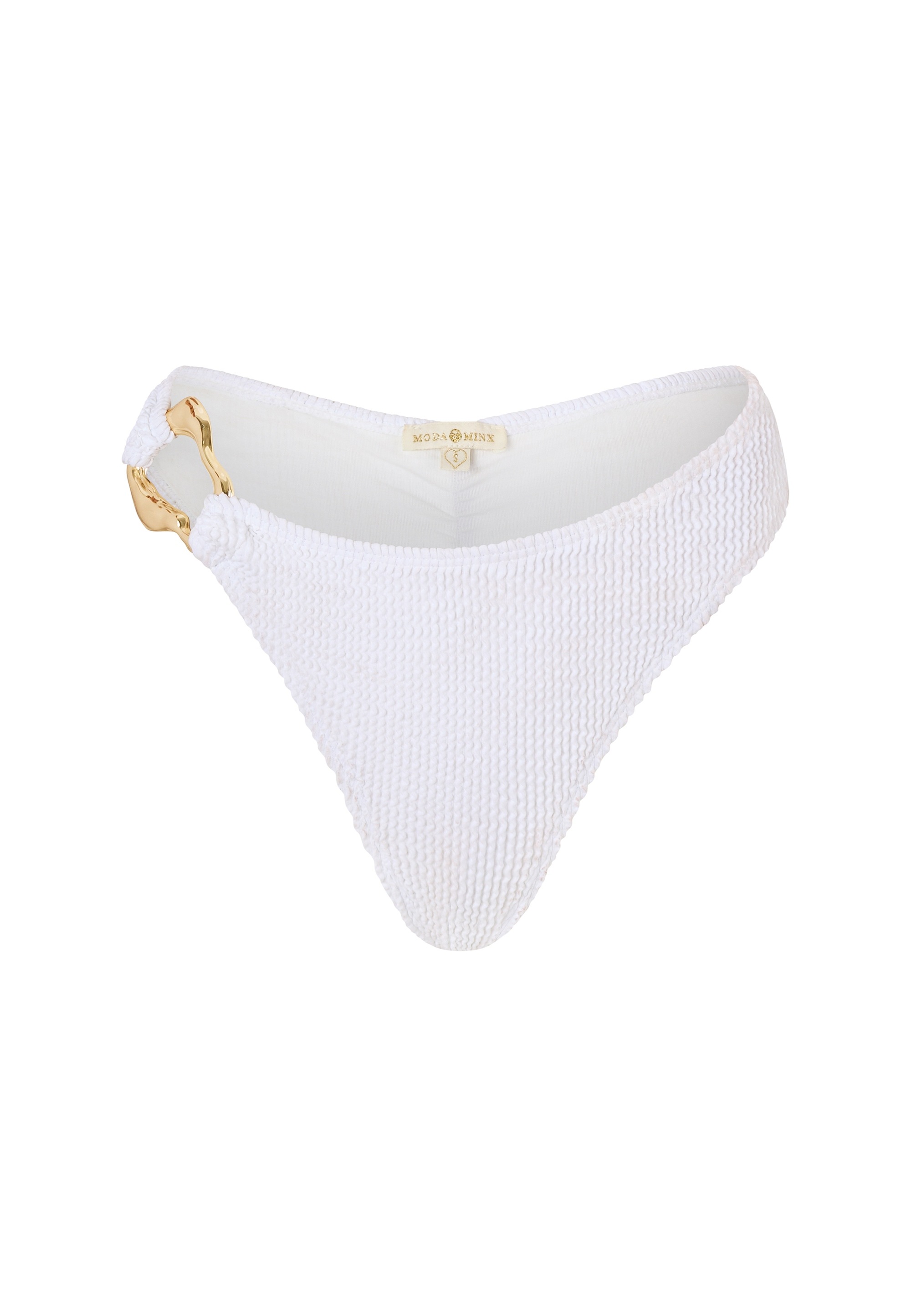 Moda Minx Bikini-Hose »SCRUNCH«, (1 St.), mit tollem Schmuckelement