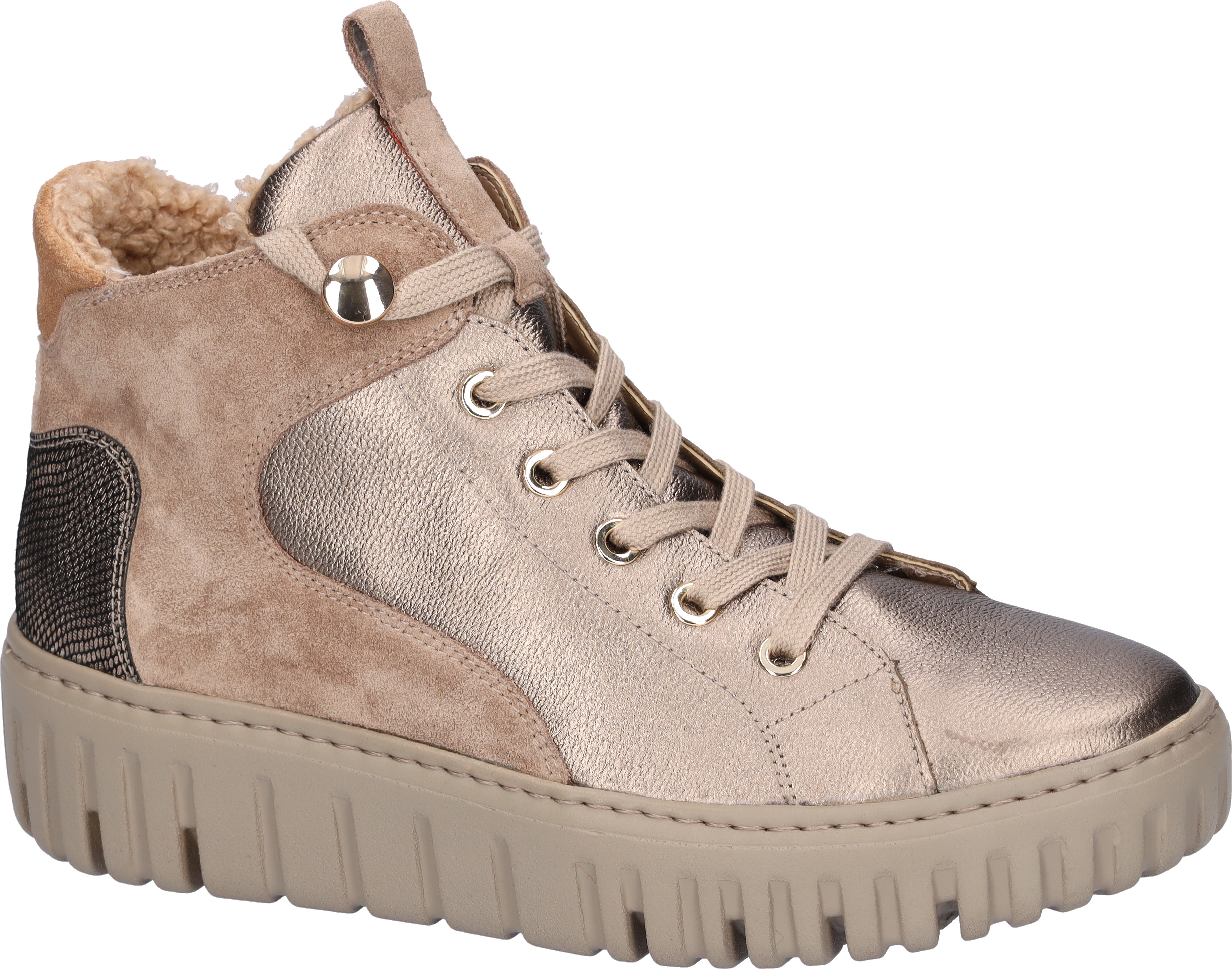 Waldläufer Stiefelette "H-Livia", Schnürboots, Komfort-Stiefelette in Bequemweite G (= weit)