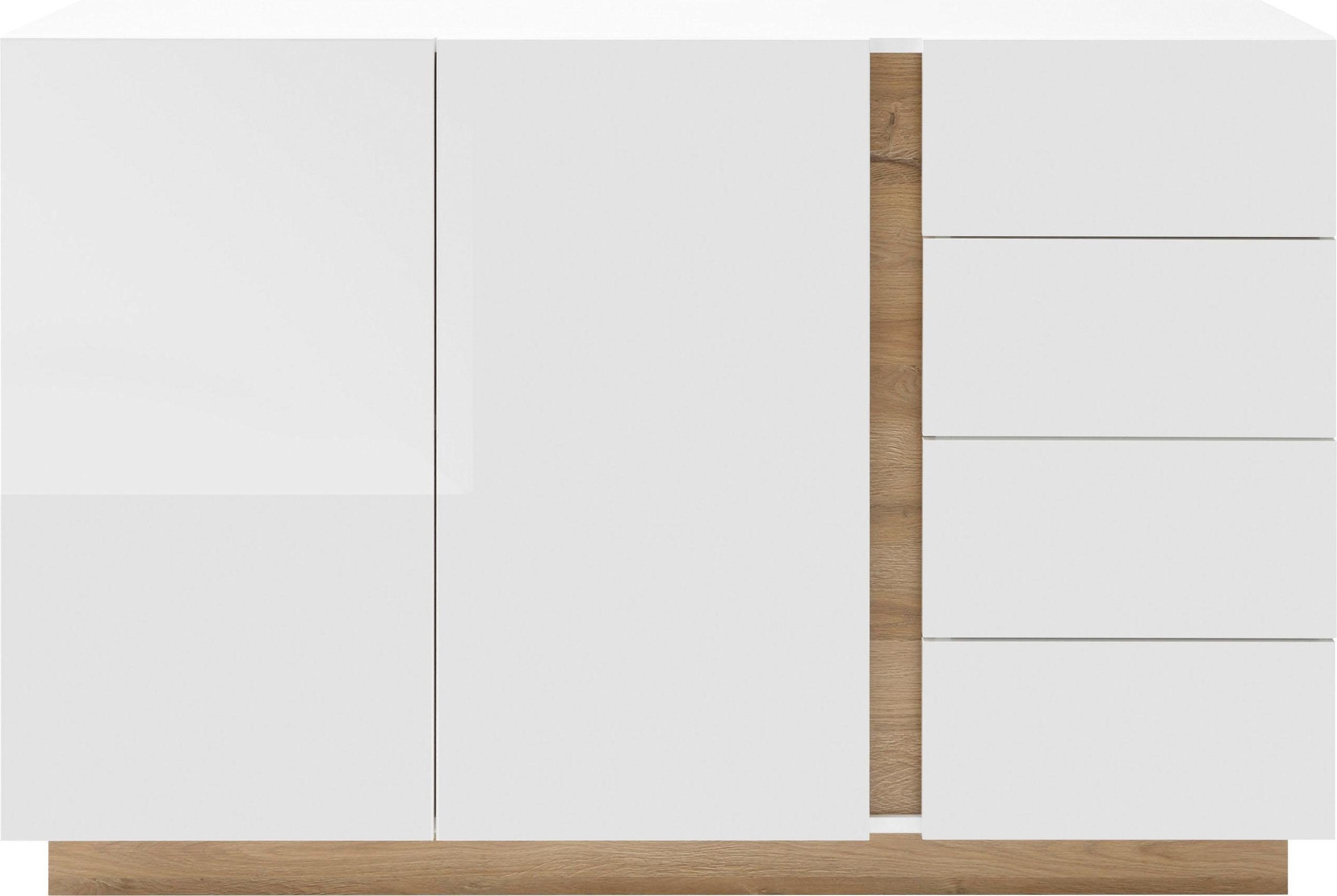 Home affaire Sideboard "CLAiR Sideboard 53" Breite 138 cm günstig online kaufen