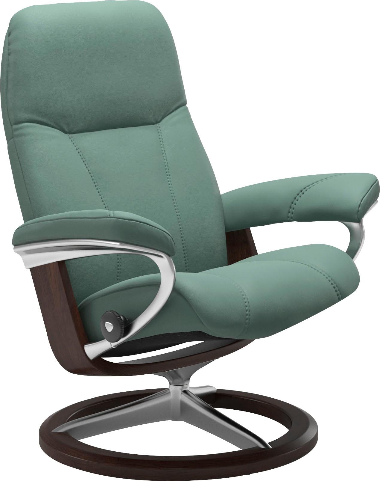 Stressless Relaxsessel "Consul" mit Signature Base, Größe M, Gestell Braun