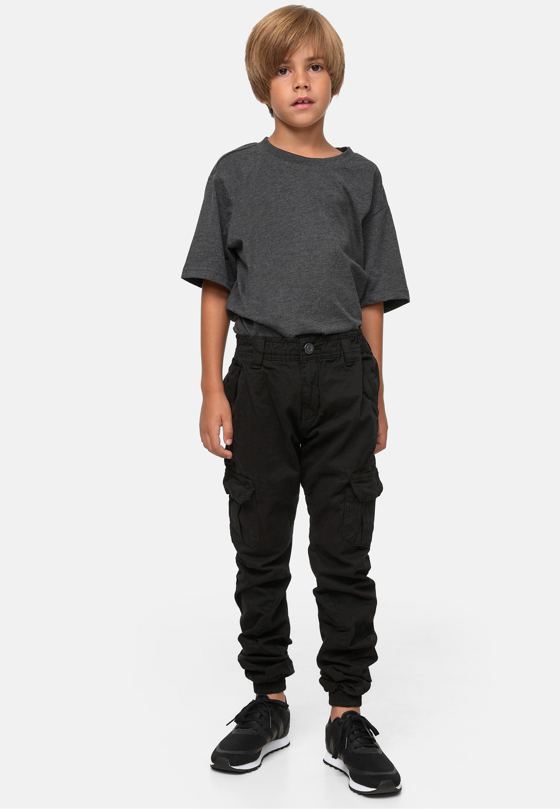 URBAN CLASSICS Stoffhose »Urban Classics Herren Boys Cargo Jogging Pants«