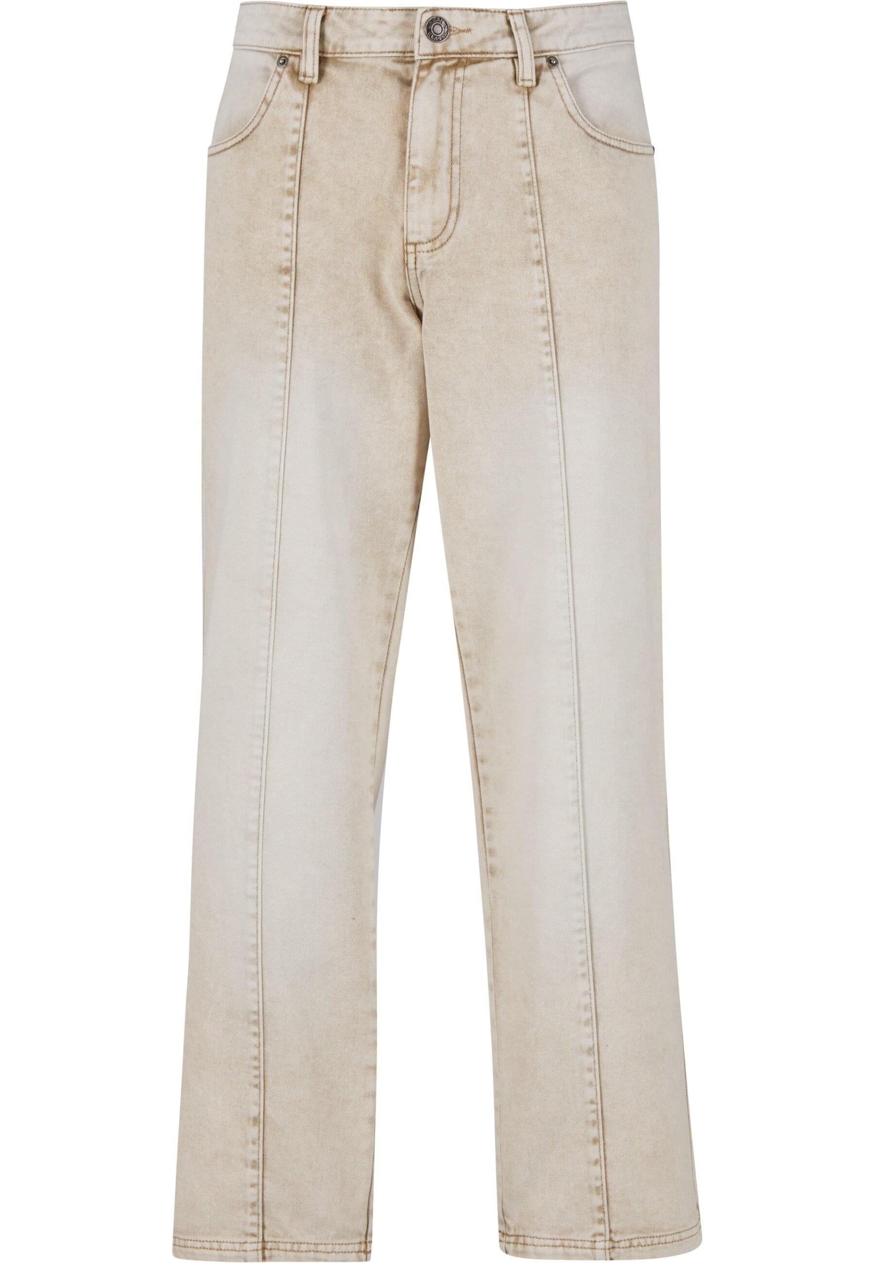 URBAN CLASSICS Bequeme Jeans "Urban Classics Wide Leg Denim With Dividing S günstig online kaufen