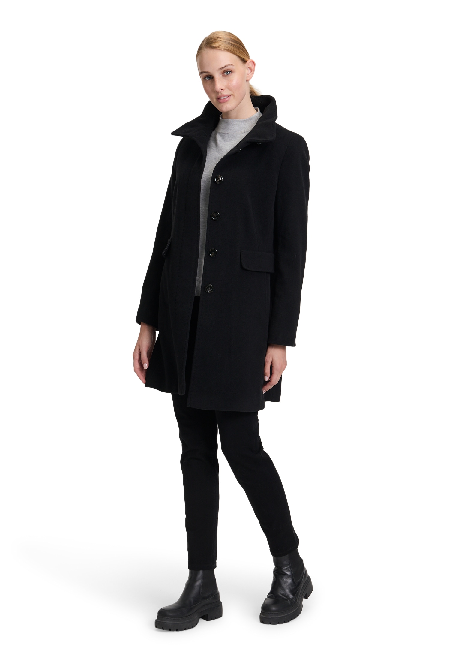 Gil Bret Wolljacke »Gil Bret Damen Wollmantel mit Stehkragen«