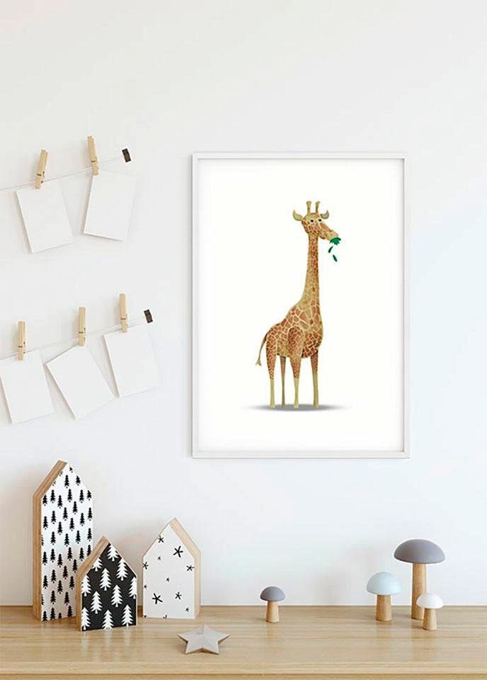 Schlafzimmer, Kinderzimmer, BAUR St.), Poster | Animal Tiere, (1 »Cute Wohnzimmer Giraffe«, Komar