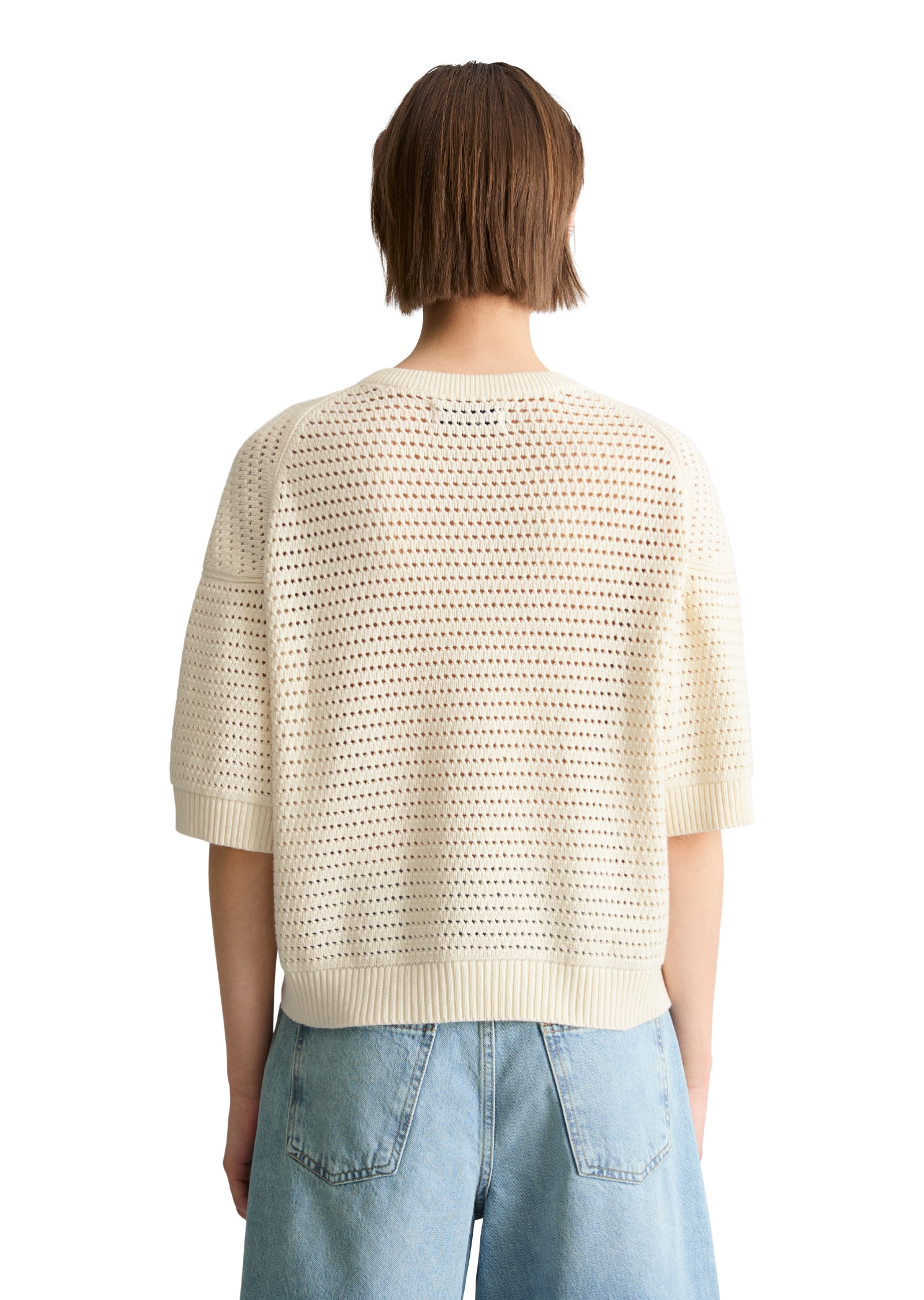 Marc O'Polo DENIM Strickpullover »aus Organic Cotton«
