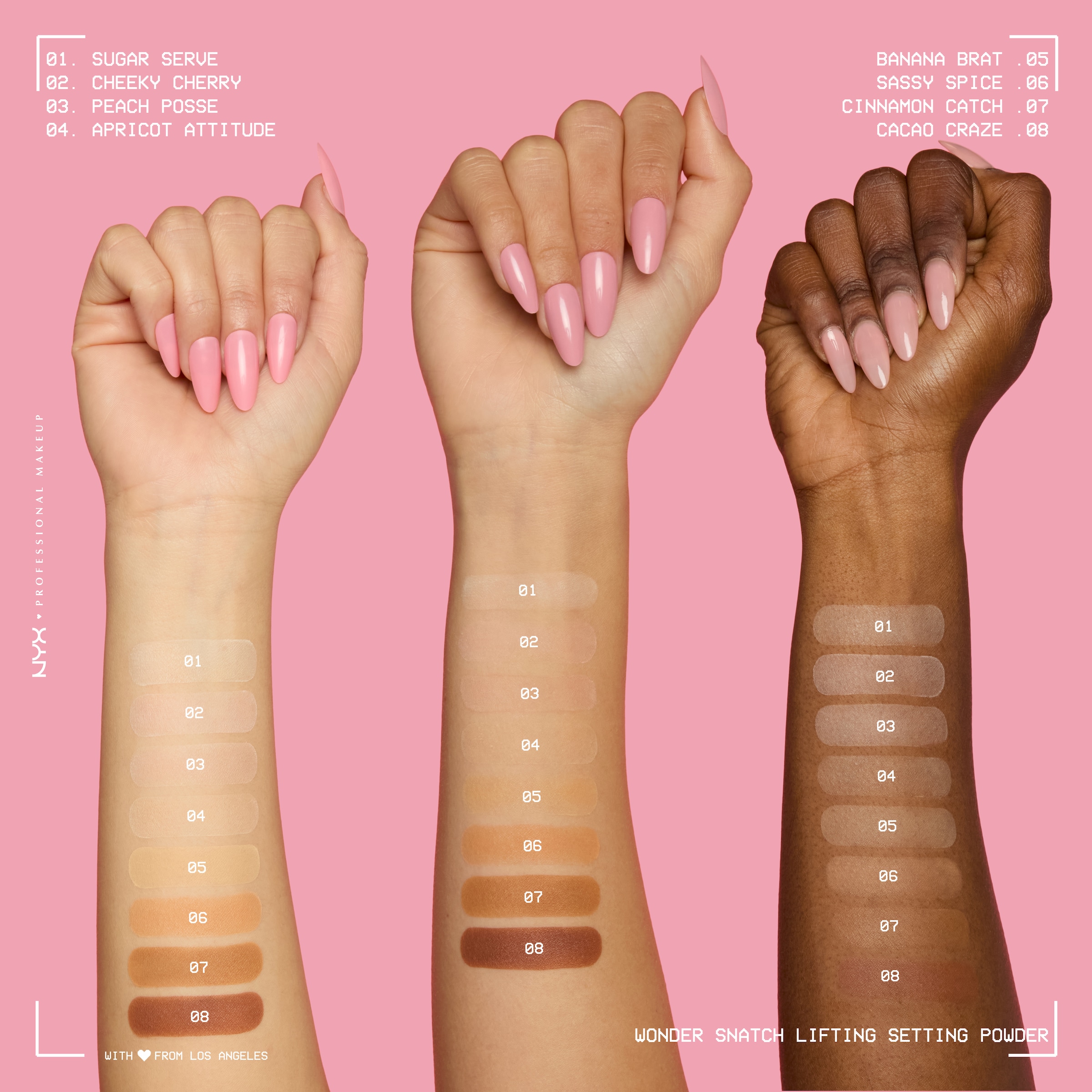 NYX Puder »NYX Professional Makeup Wonder Snatch Powder« angereichert mit grünem Tee für den antioxidativen Glow gesunder Haut