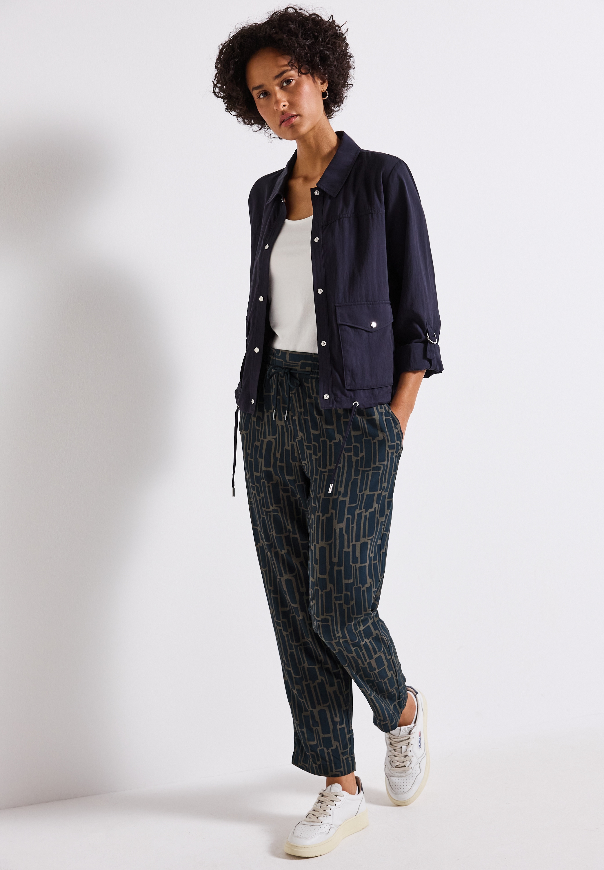 STREET ONE Jerseyhose, Middle Waist