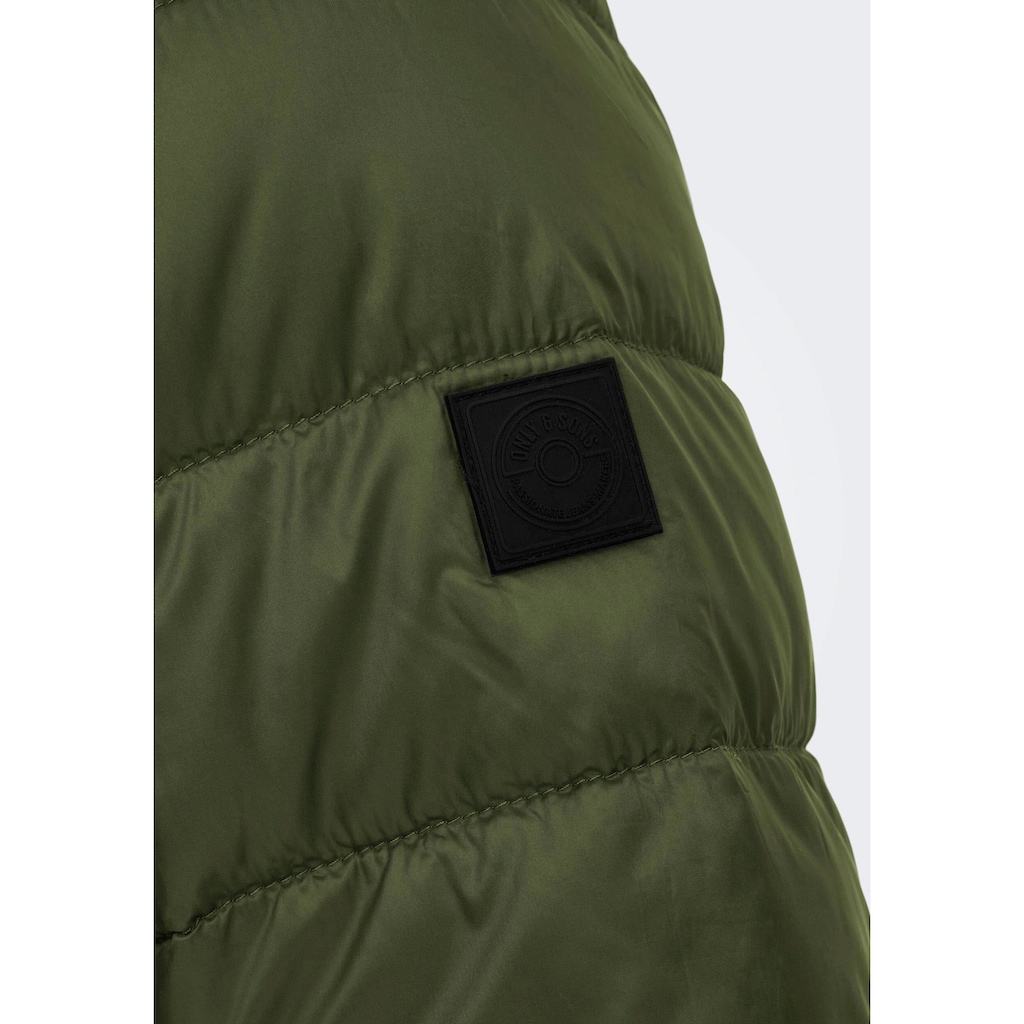 ONLY & SONS Steppjacke »CARVEN QUILTED PUFFER«, mit Stehkragen