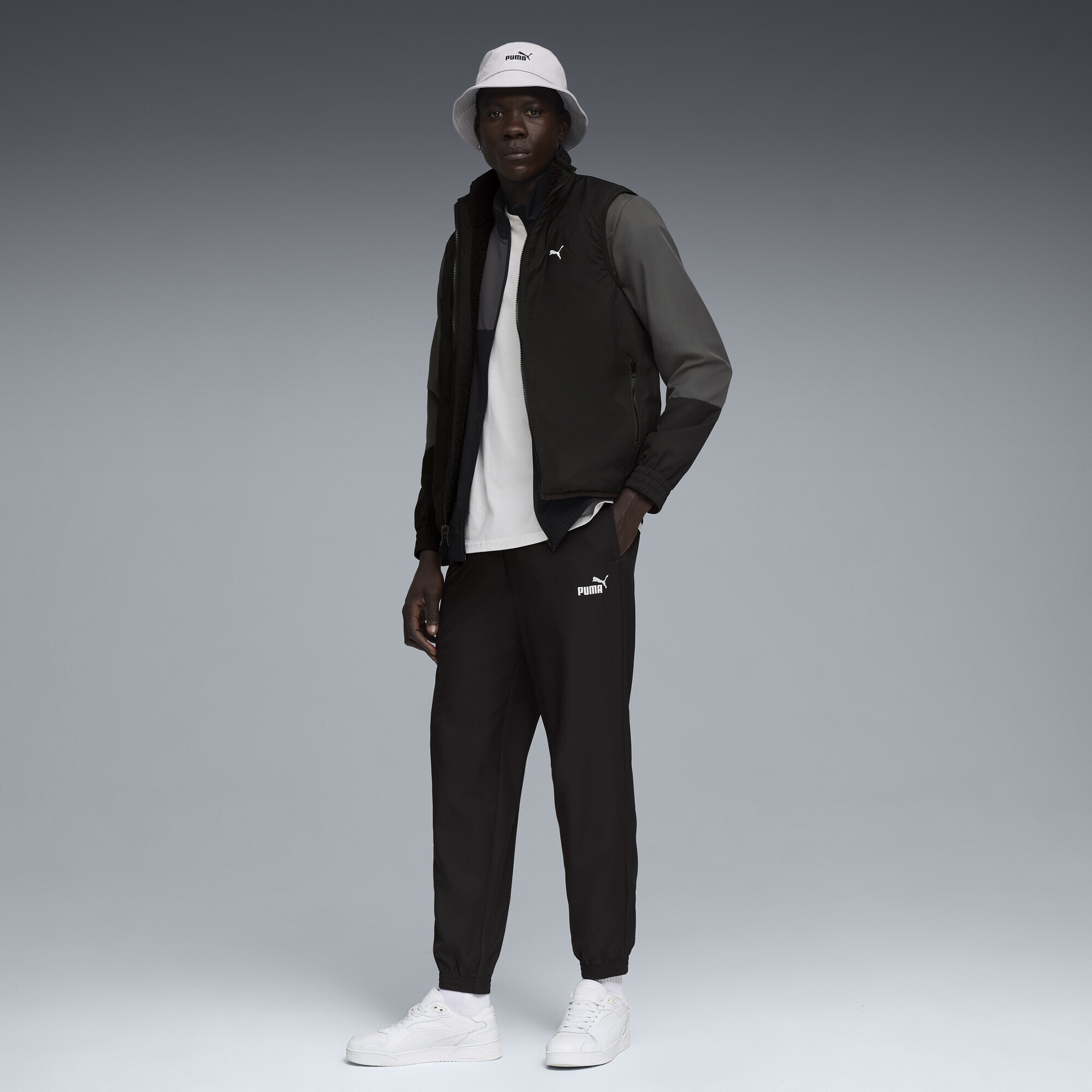 PUMA Trainingsanzug »Gewebter Colourblock Trainingsanzug Herren«