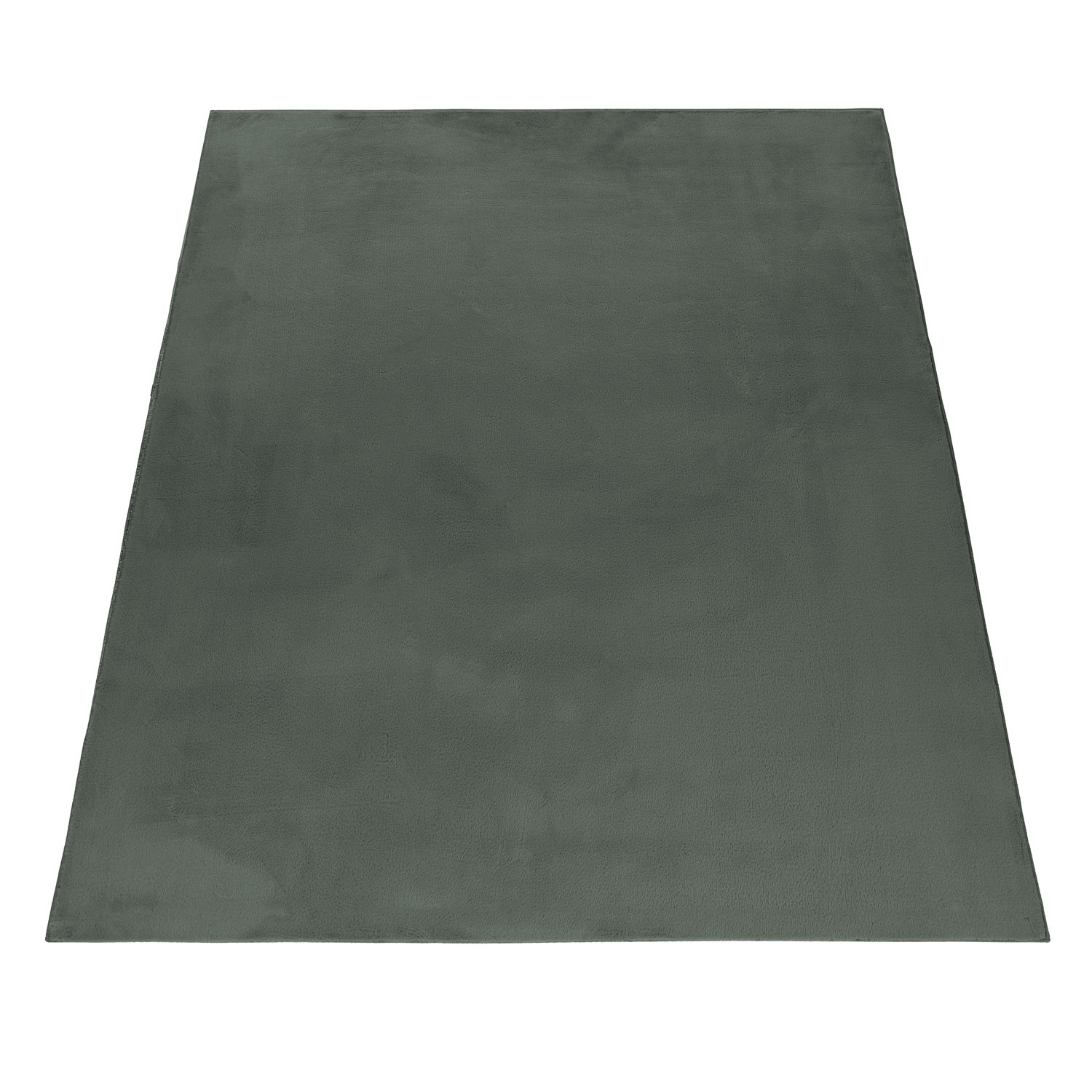 Ayyildiz Teppiche Hochflor-Teppich »POUFFY 5100«, rechteckig, 20 mm Höhe, Läufer, weicher glatter Softflor, Kaninchen Fell Haptik, waschbar