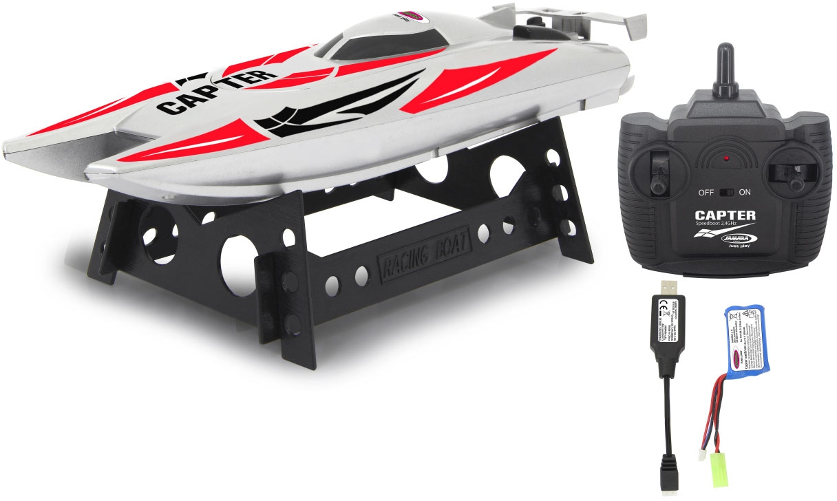 Jamara RC-Boot »Capter Speedboot, weiß«