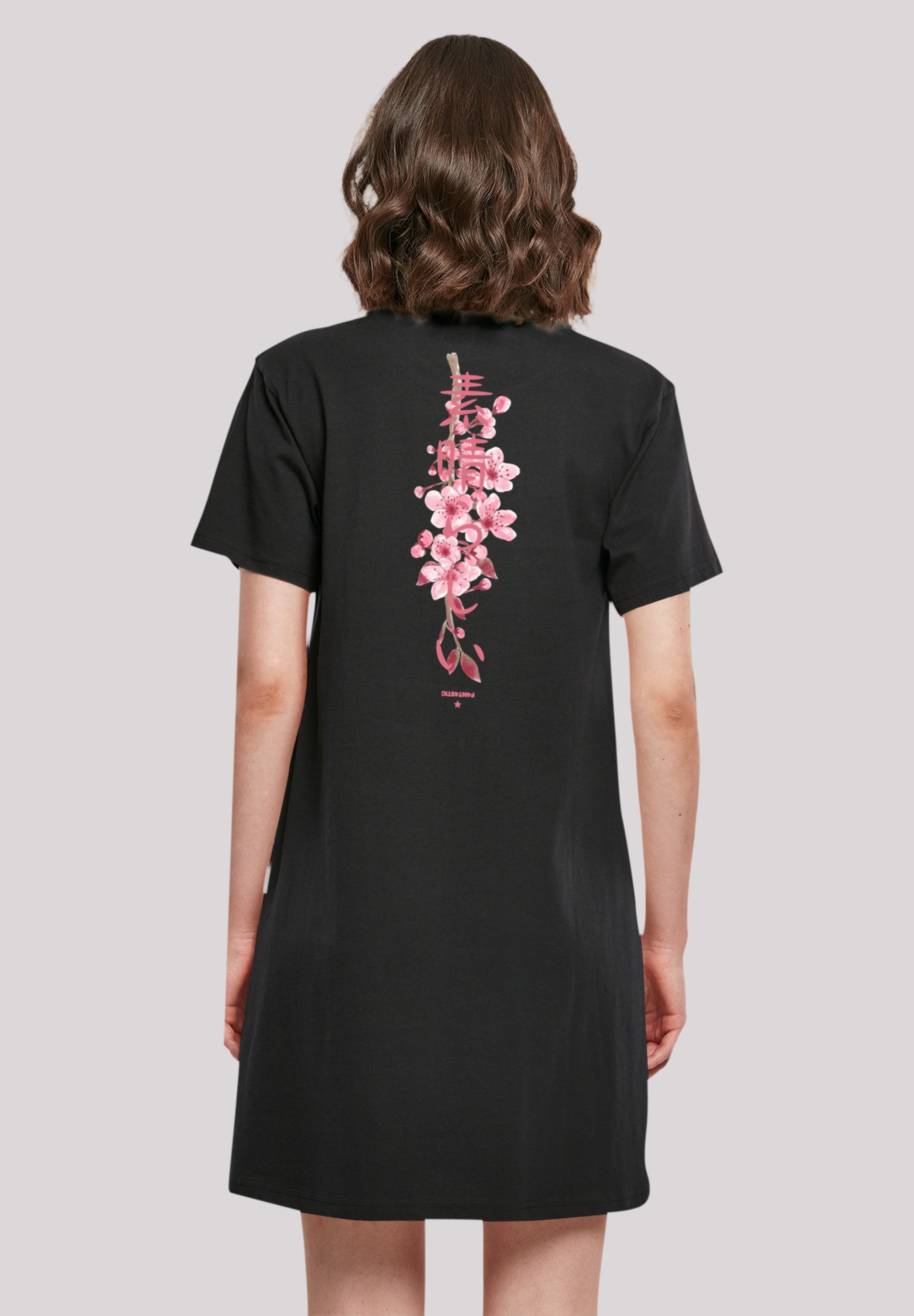 F4NT4STIC Shirtkleid "Cherry Blossom Damen T-Shirt Kleid", Print