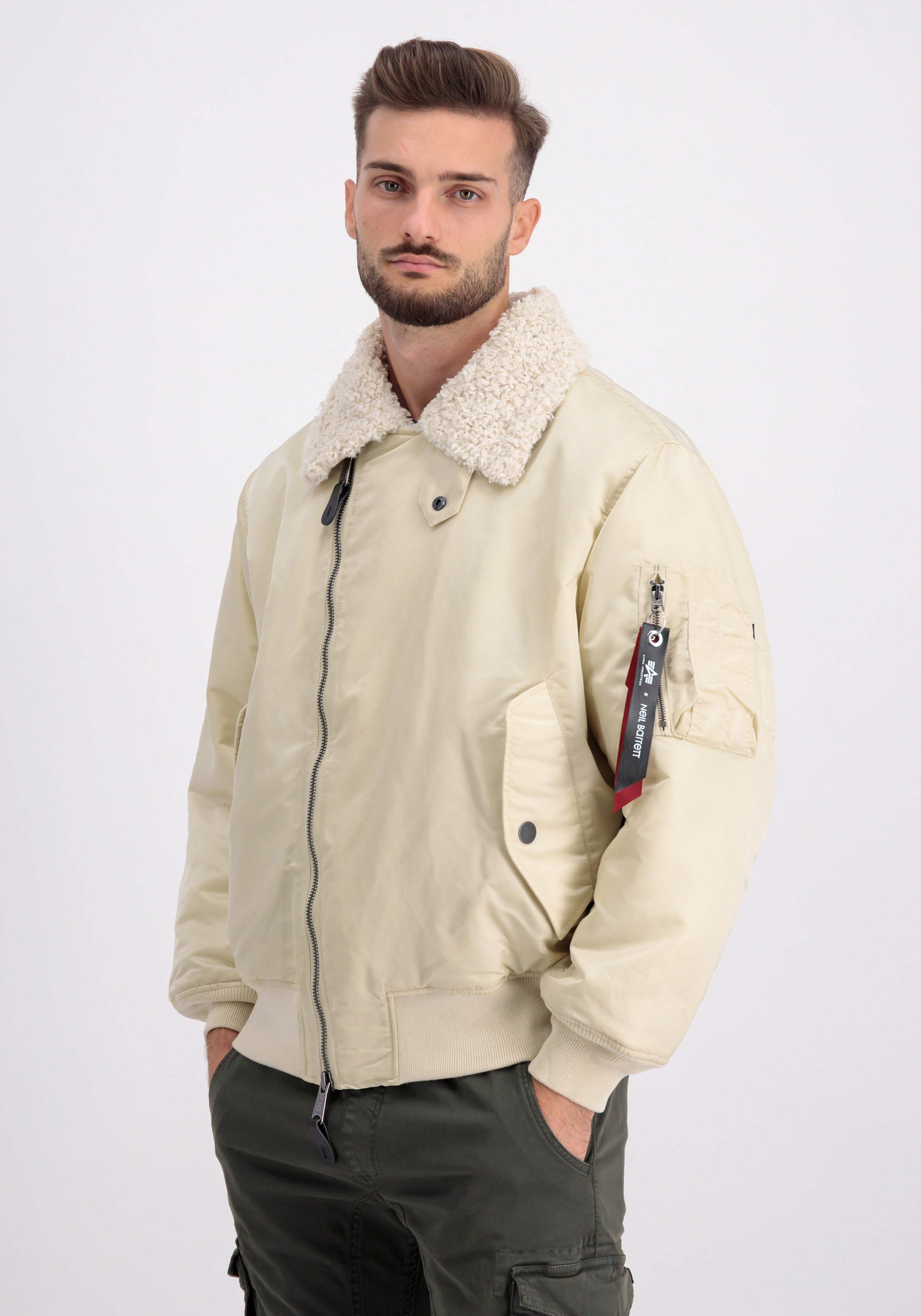 Alpha Industries Bomberjacke »ALPHA INDUSTRIES Men - Bomber Jackets NB MA-1 B3 Biker Jacket«