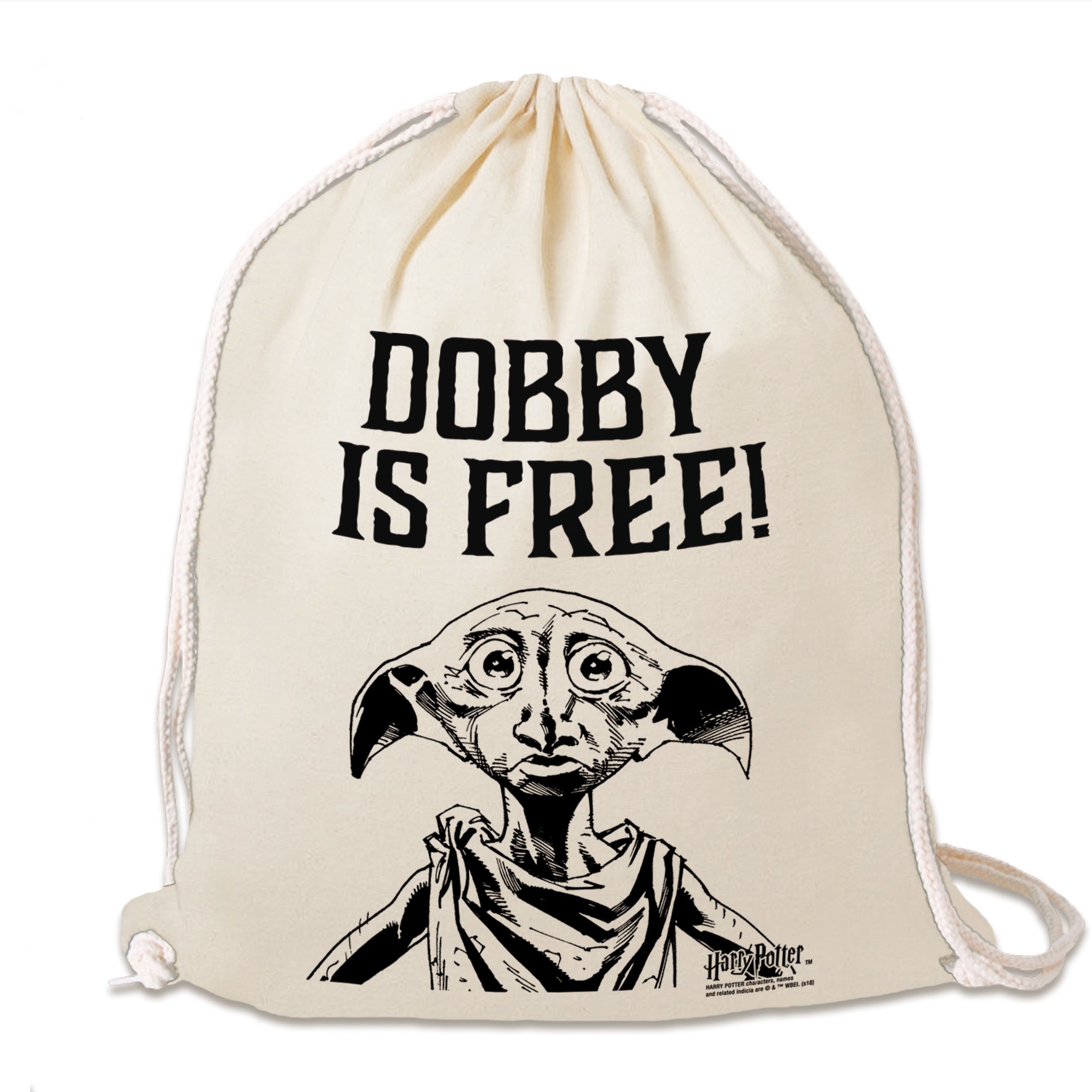 LOGOSHIRT Kulturbeutel »Harry Potter - Dobby Is Free«, mit coolem Harry Potter Print