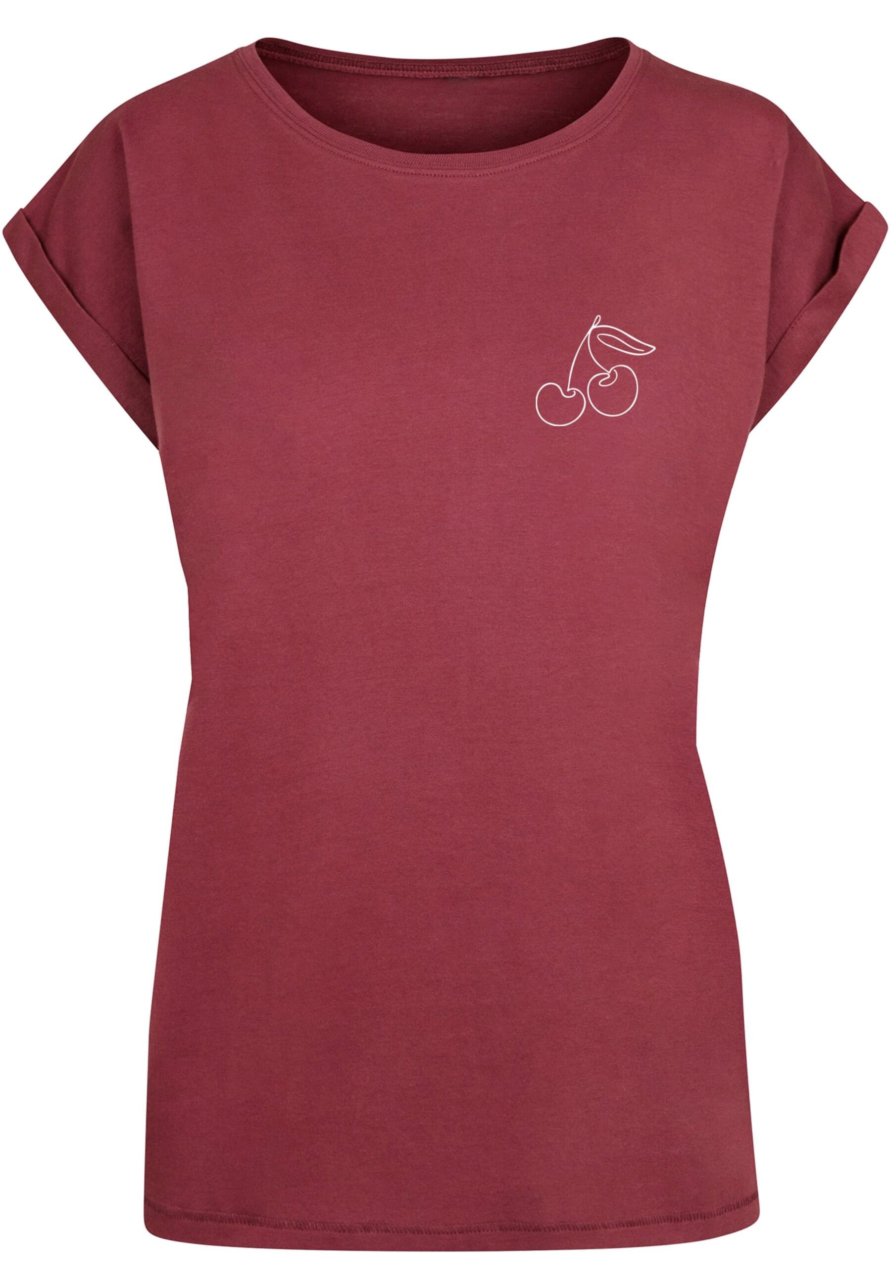 T-Shirt »Merchcode Damen Ladies Cherry T-Shirt«, (1 tlg.)