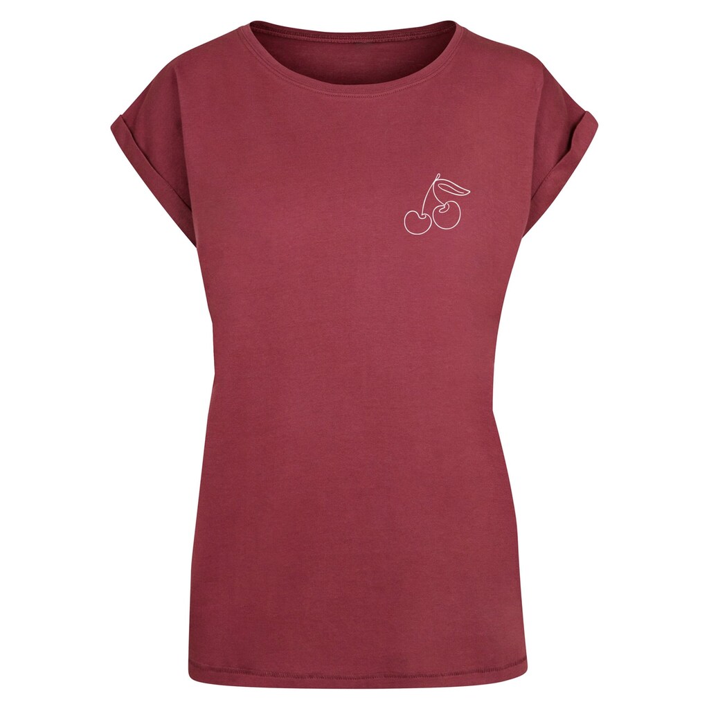 Merchcode T-Shirt »Merchcode Damen Ladies Cherry T-Shirt«, (1 tlg.)