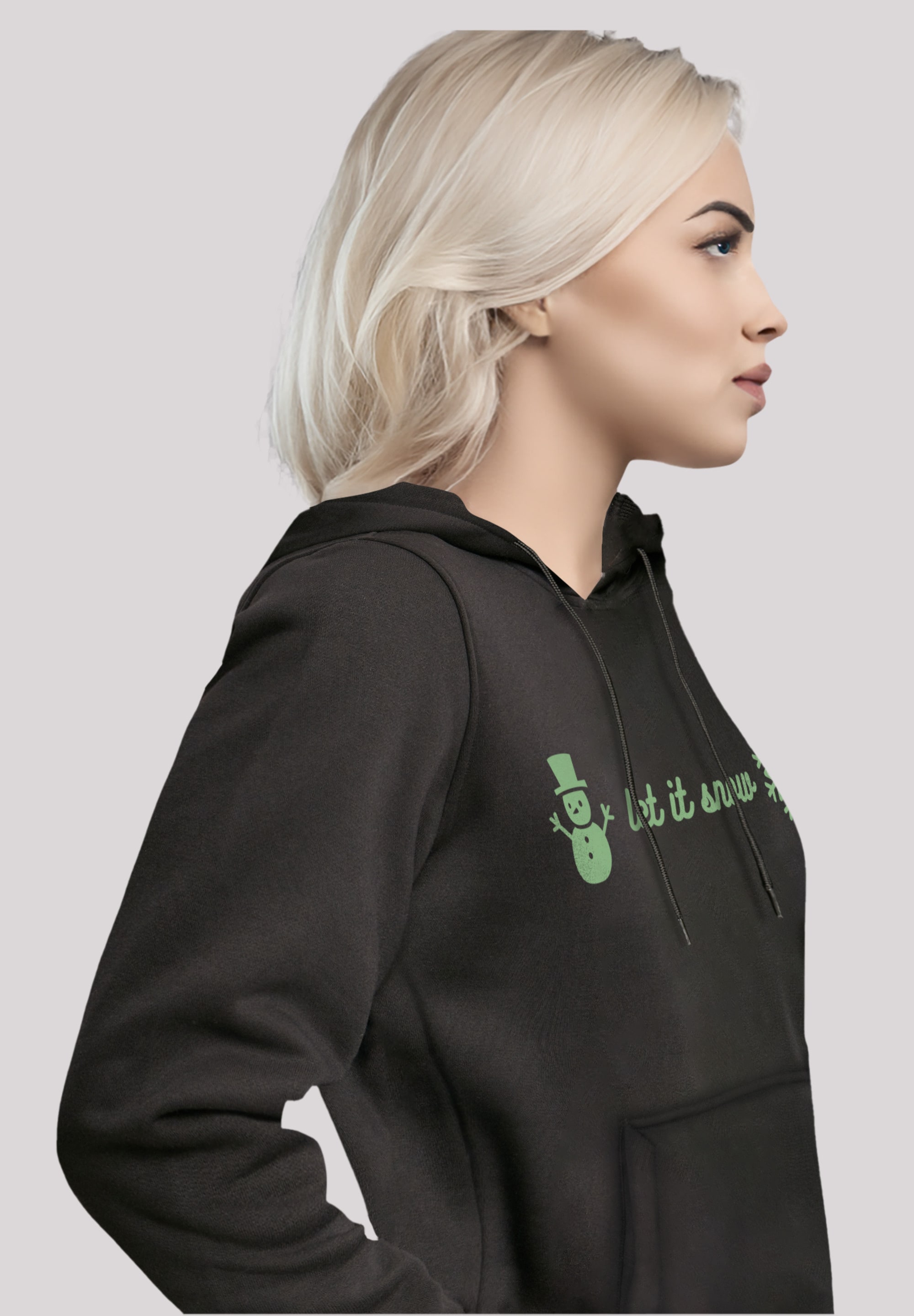 F4NT4STIC Kapuzenpullover »Weihnachten let it snow«, Premium Qualität, Weihnachten, Geschenk
