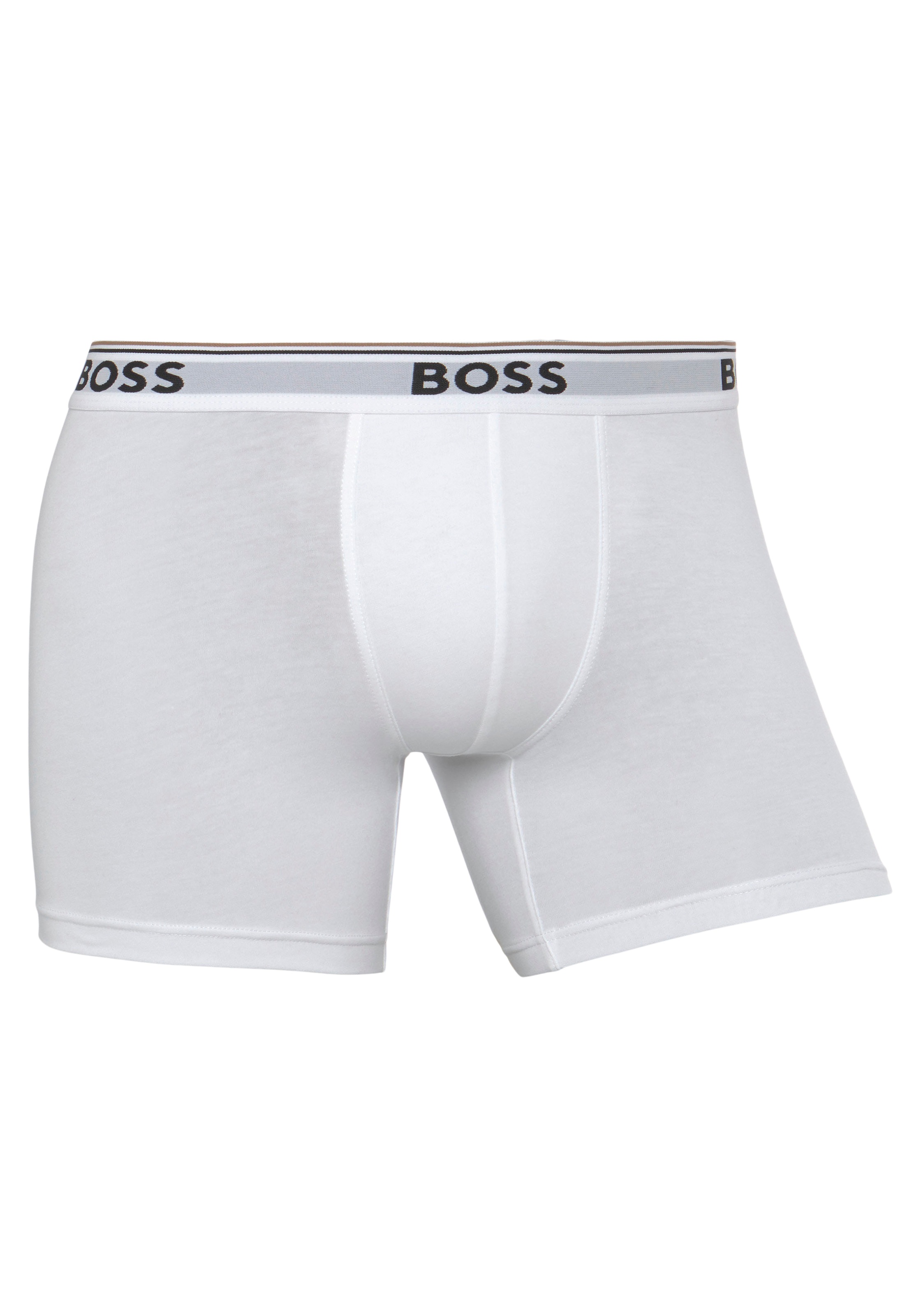 BOSS Langer Boxer "Boxer Brief 3P", (Packung, 3er-Pack), mit farblich passe günstig online kaufen