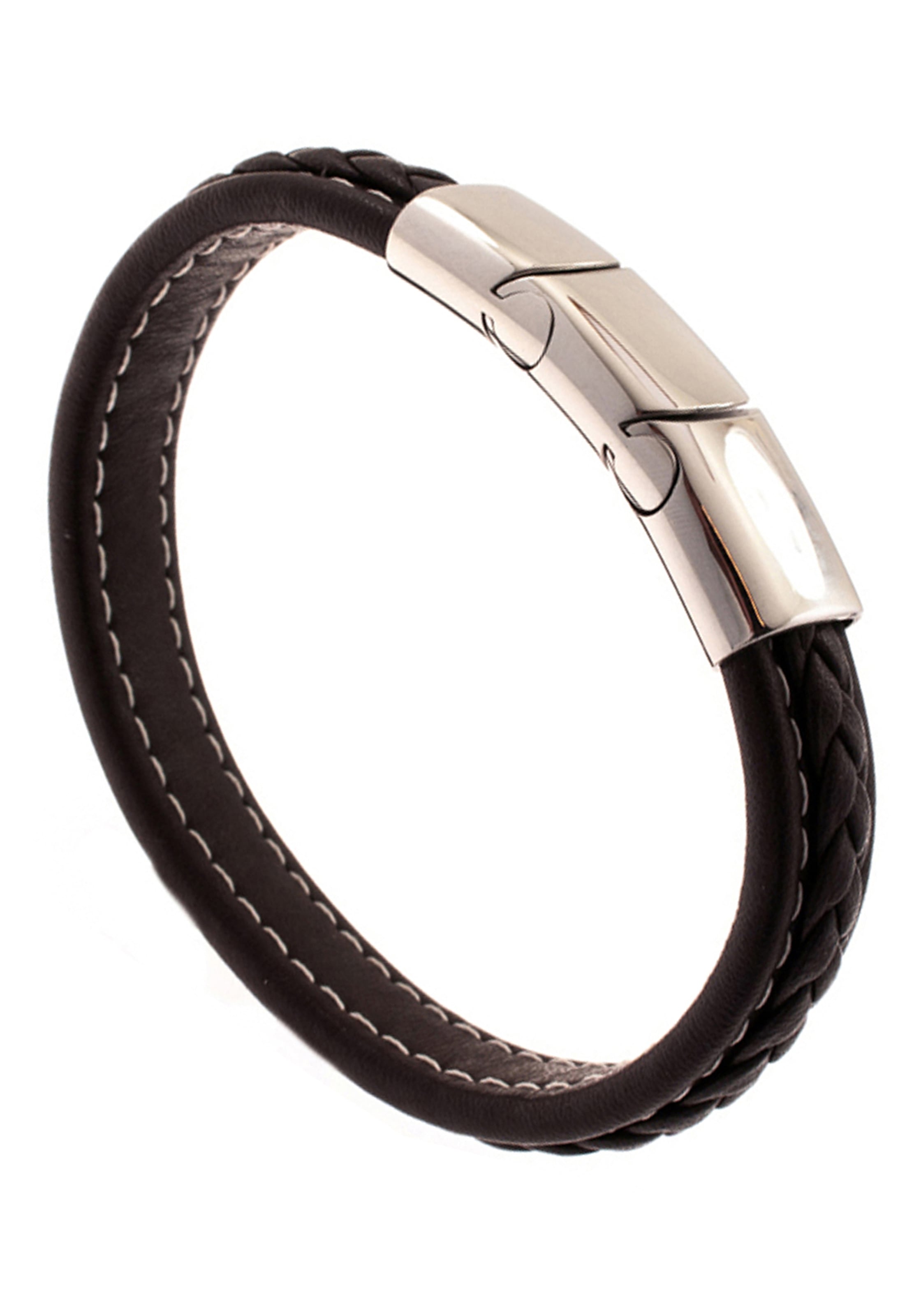cm mit JOBO | Leder Armband, 22 BAUR aus bestellen online Edelstahl