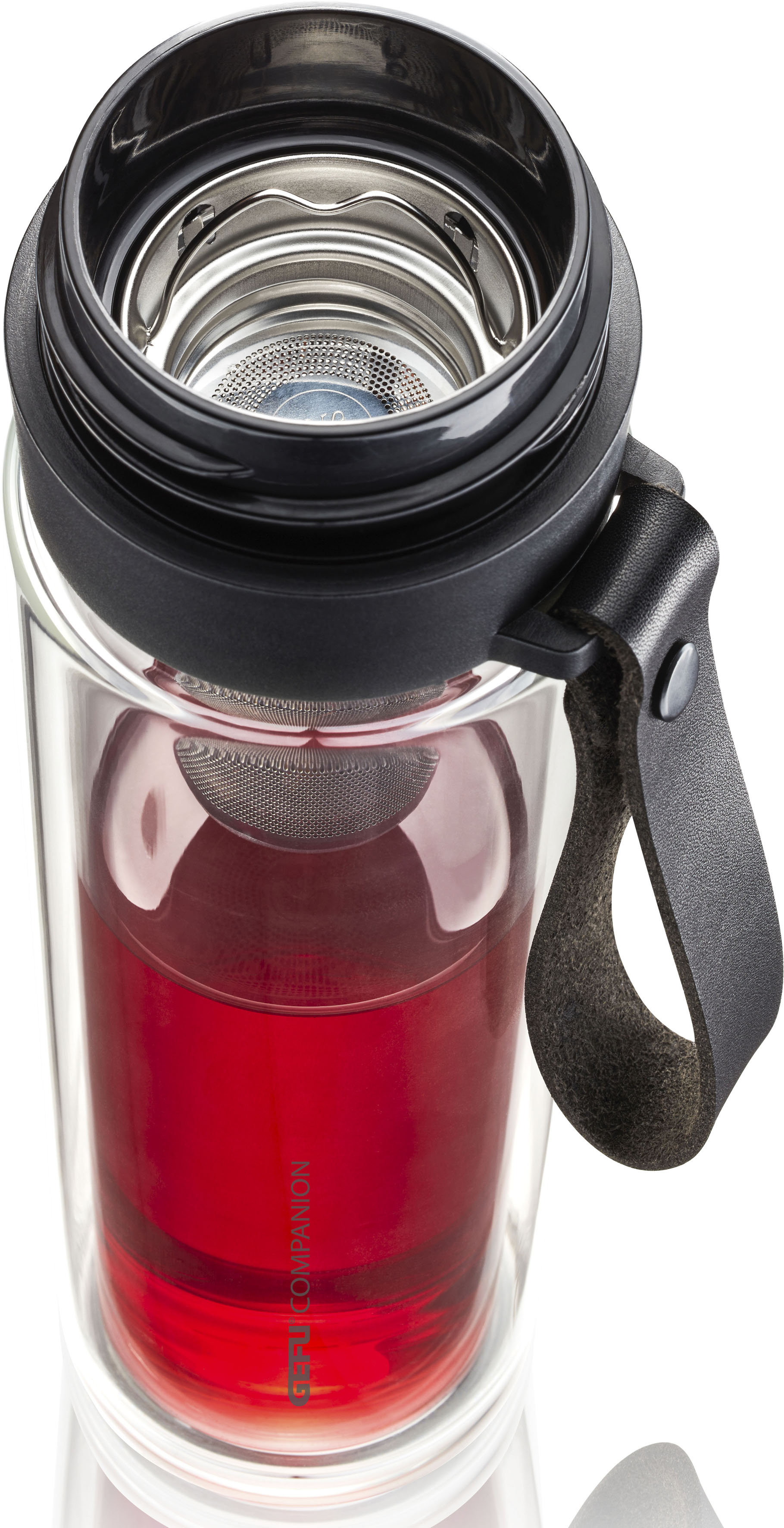 Thumbnail - GEFU Trinkflasche "COMPANION", Sicherheitsverschluss für 100%-igen Auslaufschutz und Einhandbedienung