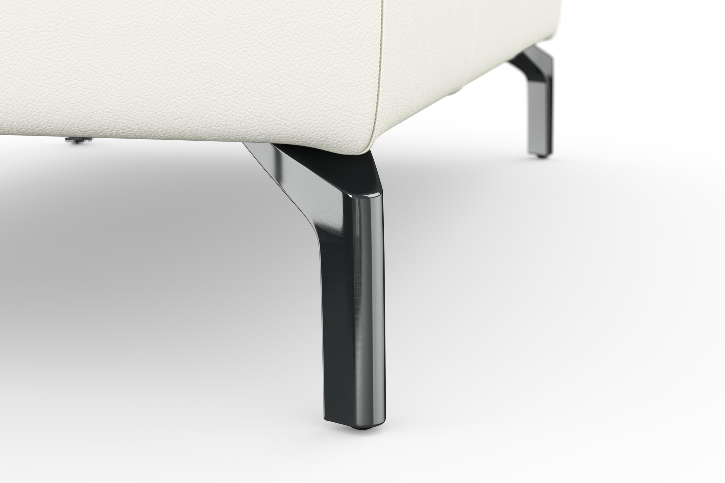 sit&more Hocker »Bendigo«, mit Klappfunktion, Bodenfreiheit 15 cm, wahlweise in 2 Fußfarben