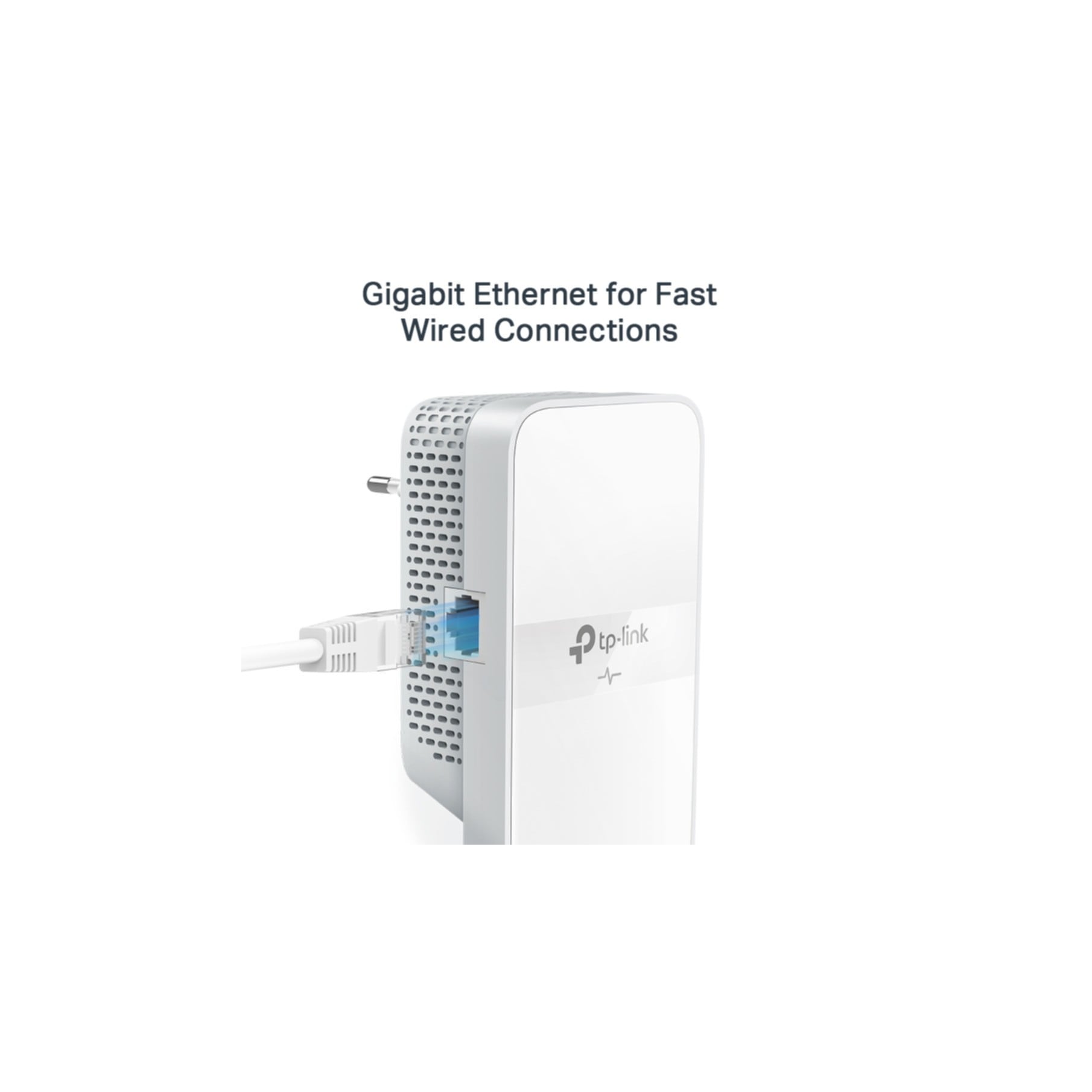 TP-Link Netzwerk-Adapter »AC1200 AV1000 Gigabit WLAN Powerline Adapter Kit mit Steckdose«